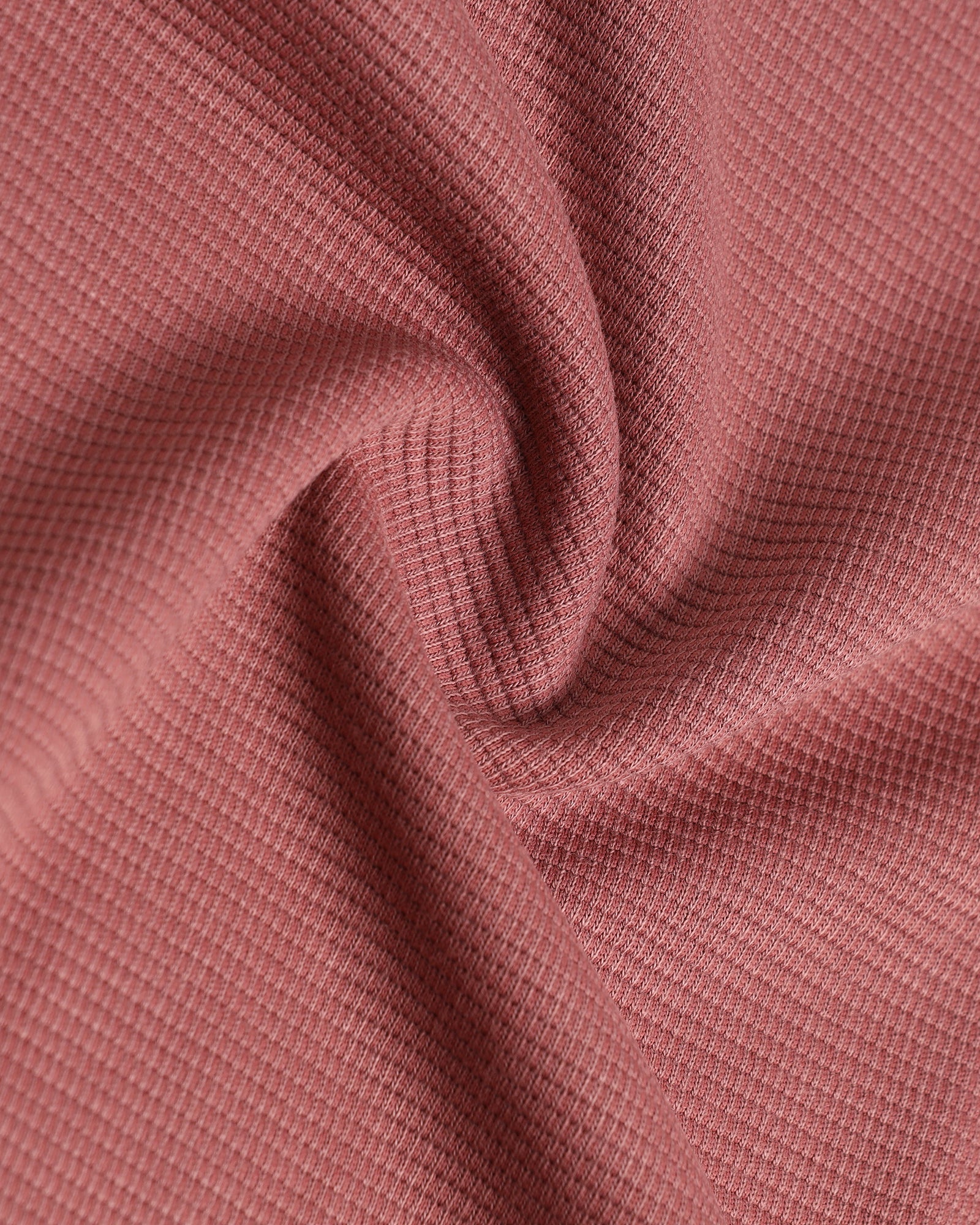 Dusky Rust Textured Polo - Viggo