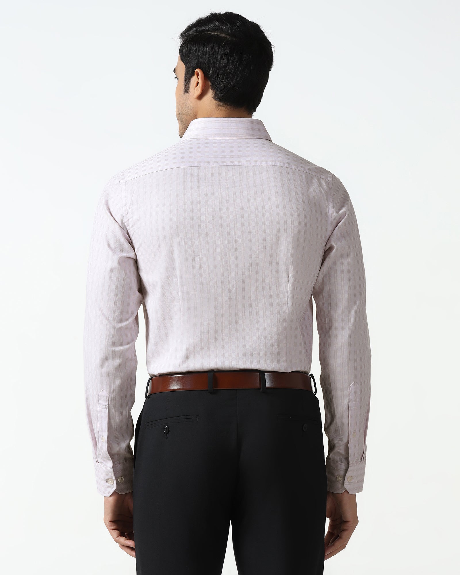 Dusty Pink Check Shirt - Fivel