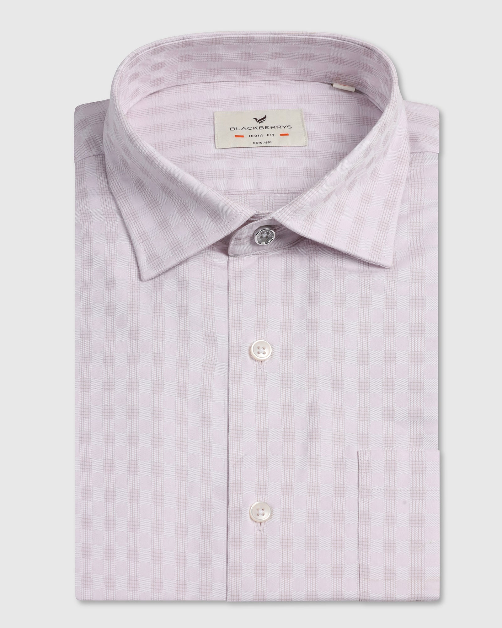 Dusty Pink Check Shirt - Fivel