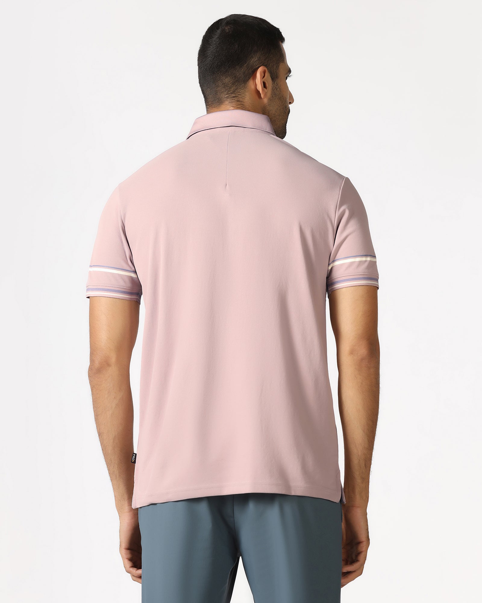 Dusty Pink TechPro Solid Polo - Arlo