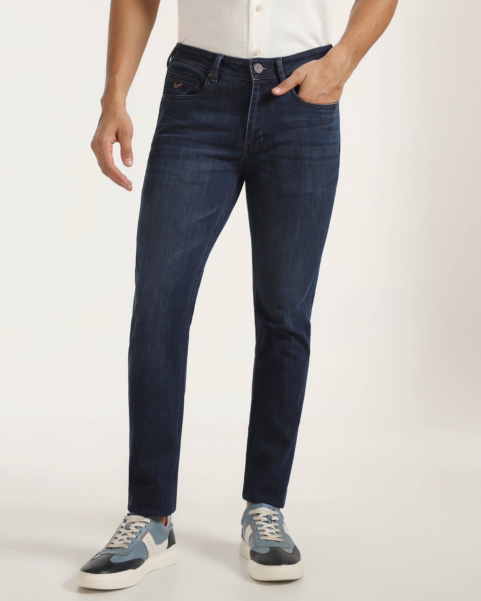 Super Clean Slim Yonk Fit Indigo Jeans - Cemil