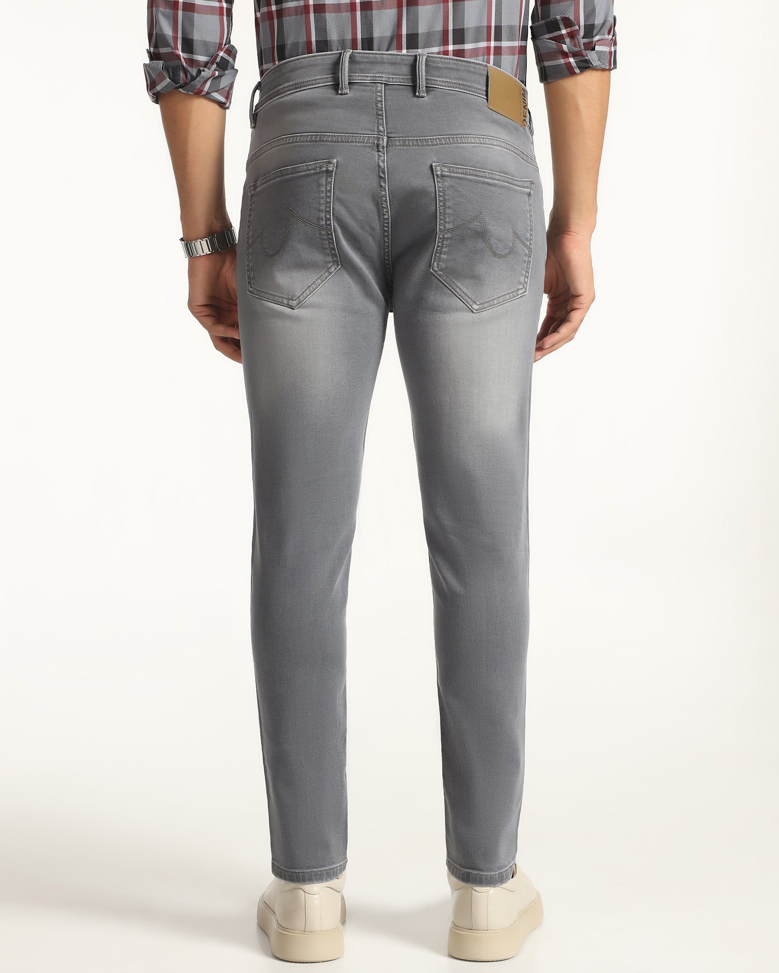 Ultrasoft Skinny Cropped Fiji Fit Grey Jeans - Noam