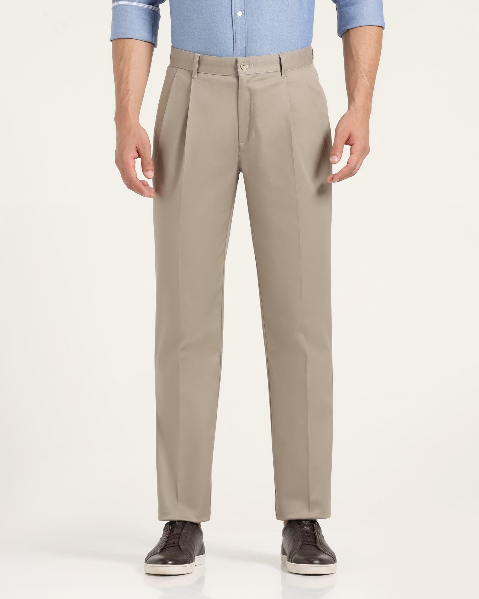 Straight B-90 Casual Mouse Solid Khakis - Criston - Blackberrys