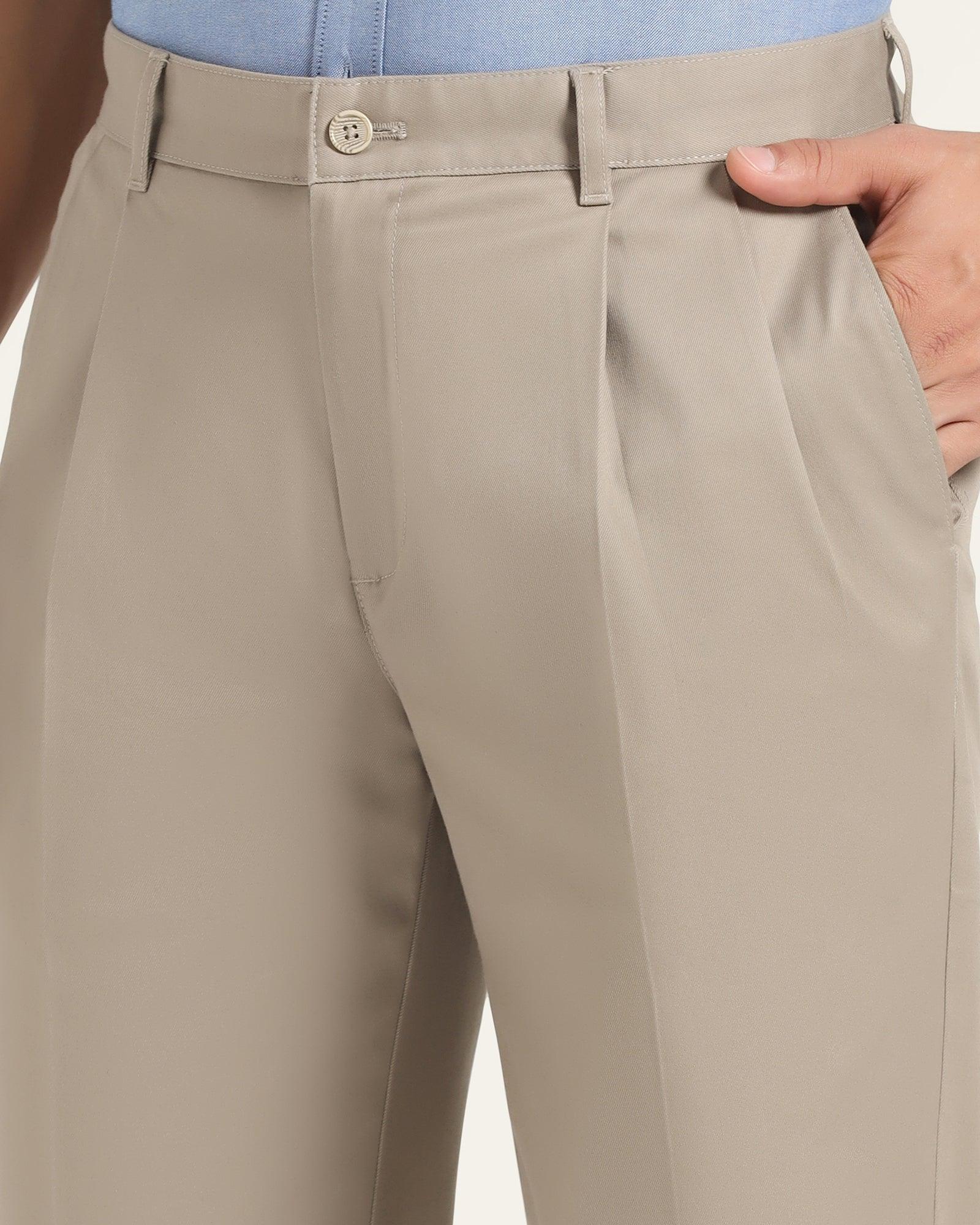 Straight B-90 Casual Mouse Solid Khakis - Criston - Blackberrys
