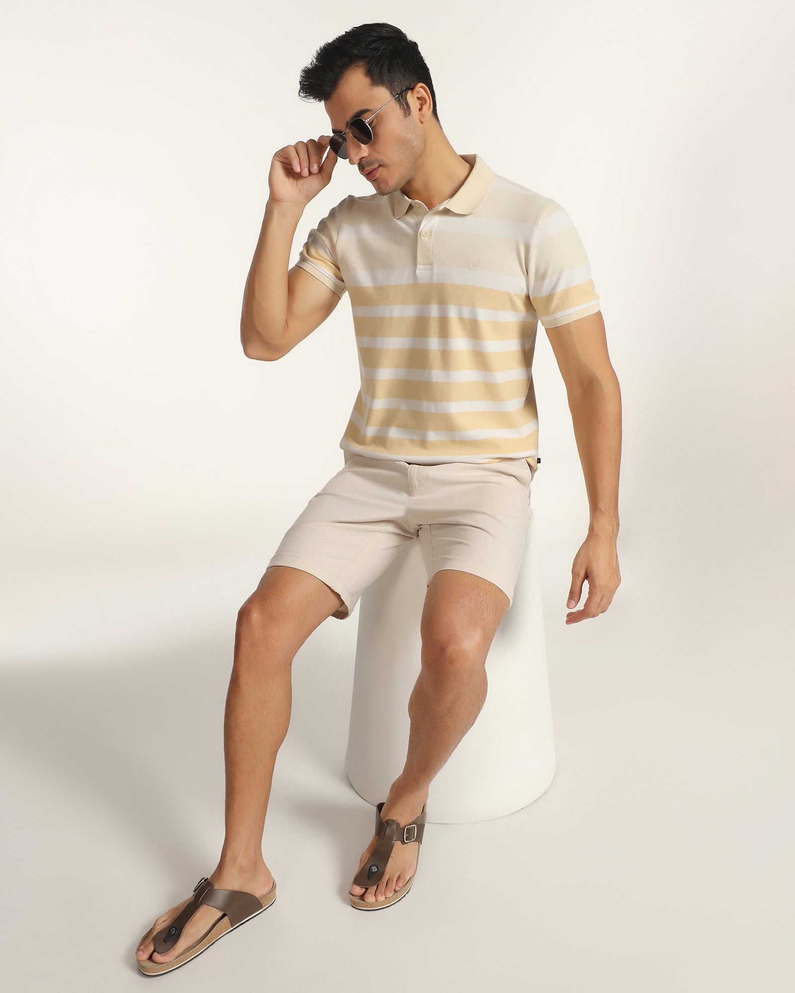 Polo Yellow Stripe T-Shirt - Scorpius