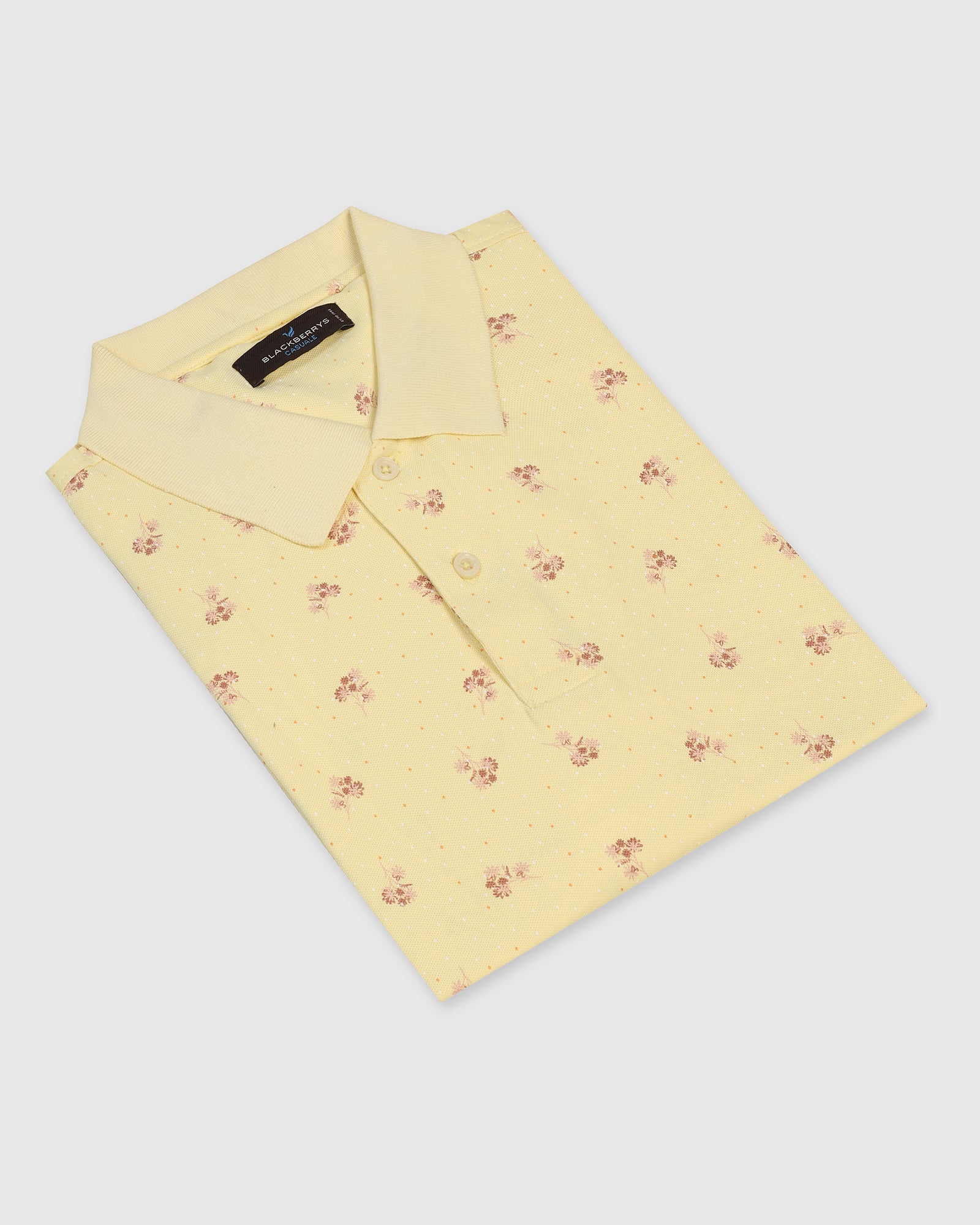 Polo Yellow Printed T-Shirt - Sonic