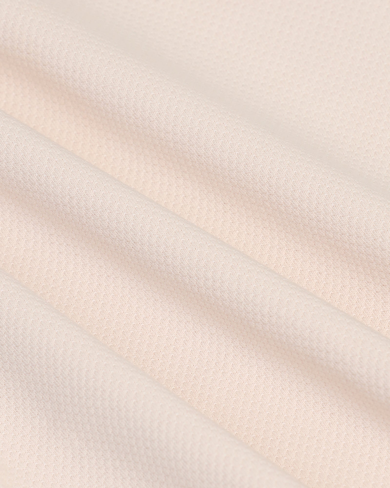 Crew Neck Pink Textured T-Shirt - Corn