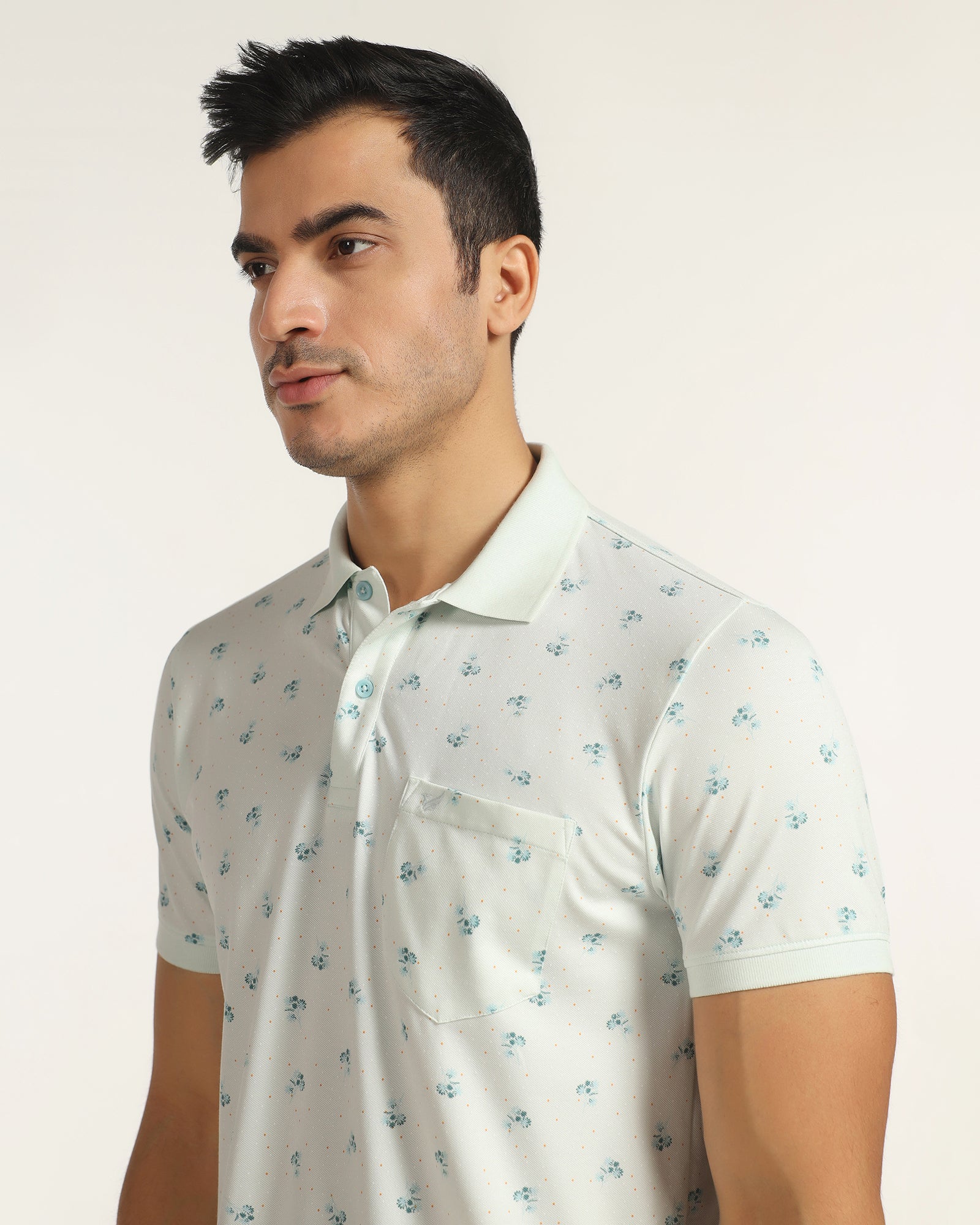 Polo Mint Printed T-Shirt - Sonic