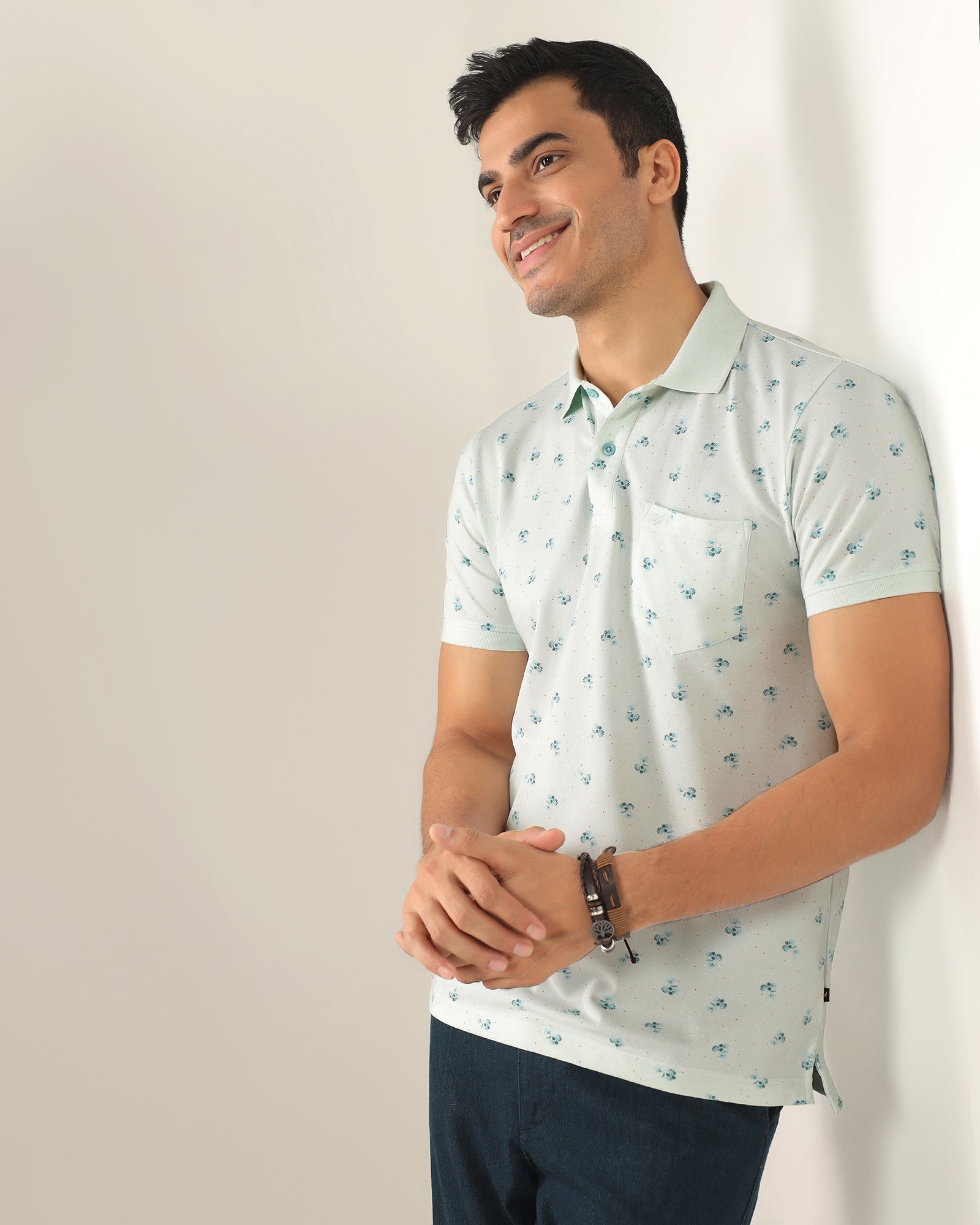 Polo Mint Printed T-Shirt - Sonic