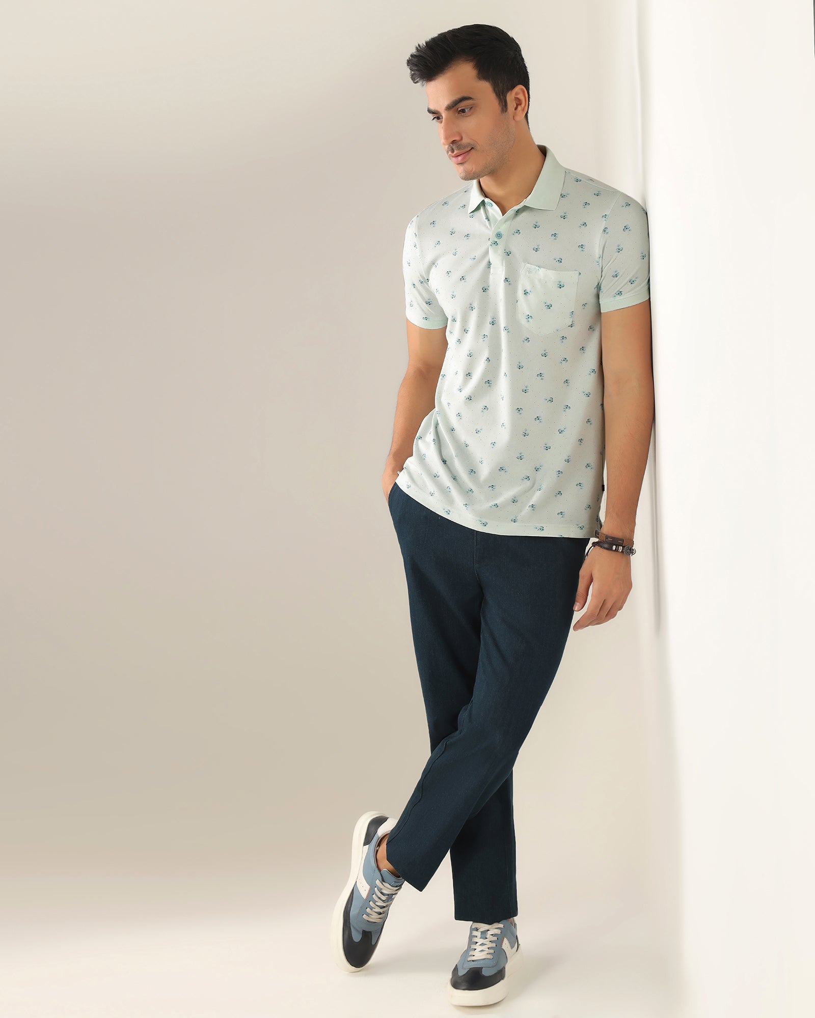 Polo Mint Printed T-Shirt - Sonic