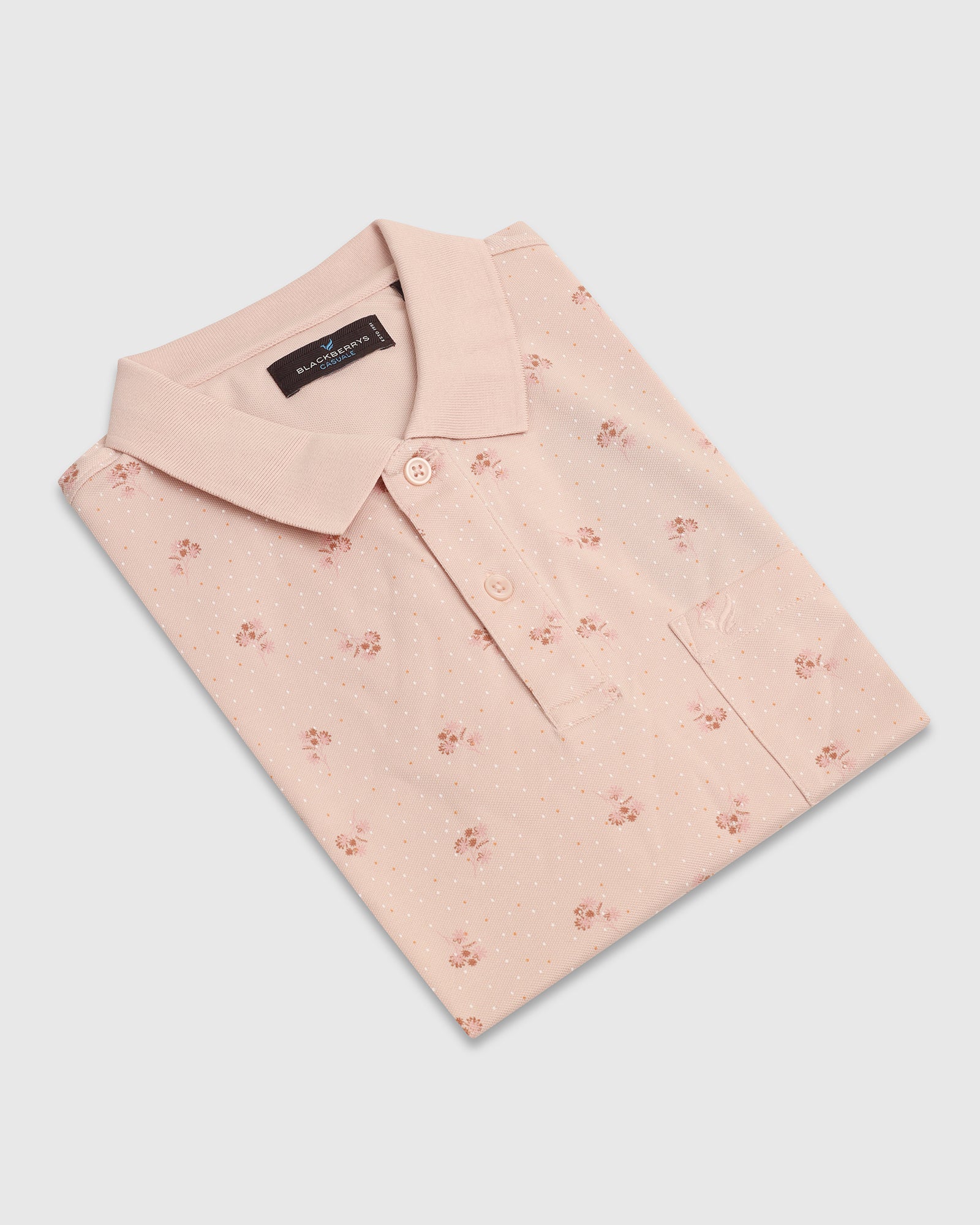 Polo Pink Printed T-Shirt - Sonic