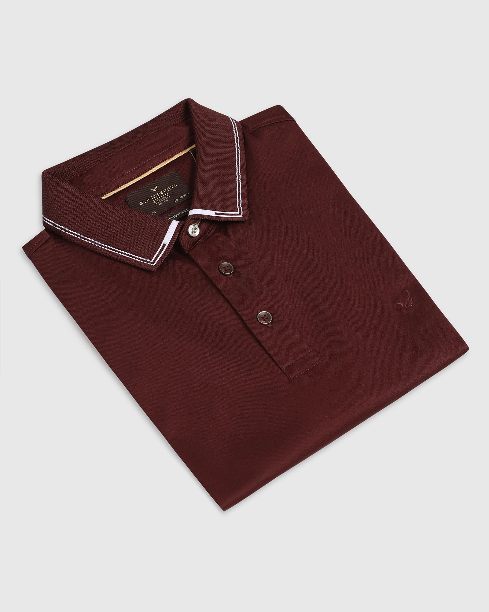 Rust Solid Polo - Mond