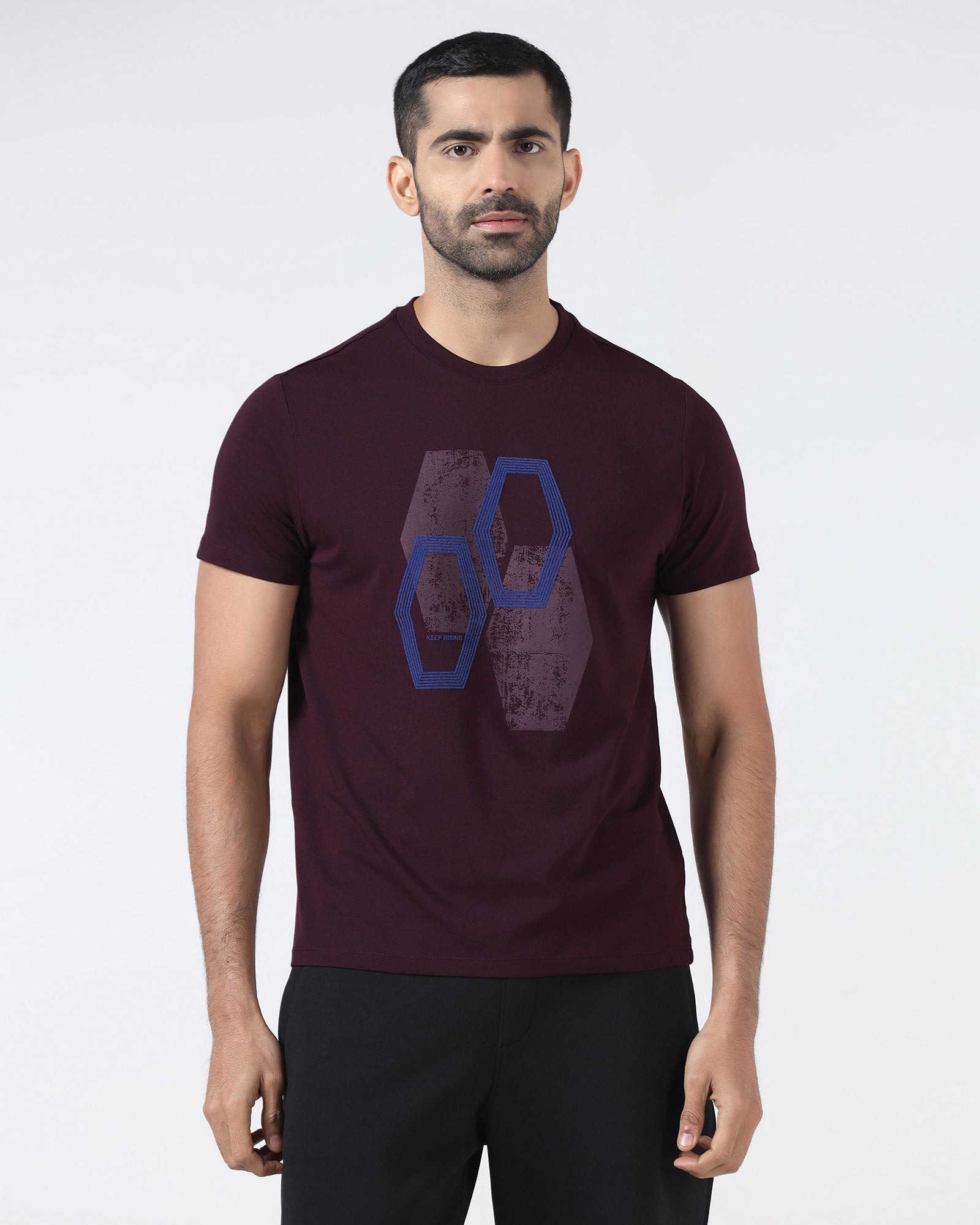 Fig Crew Neck Printed T-Shirt - Moaning