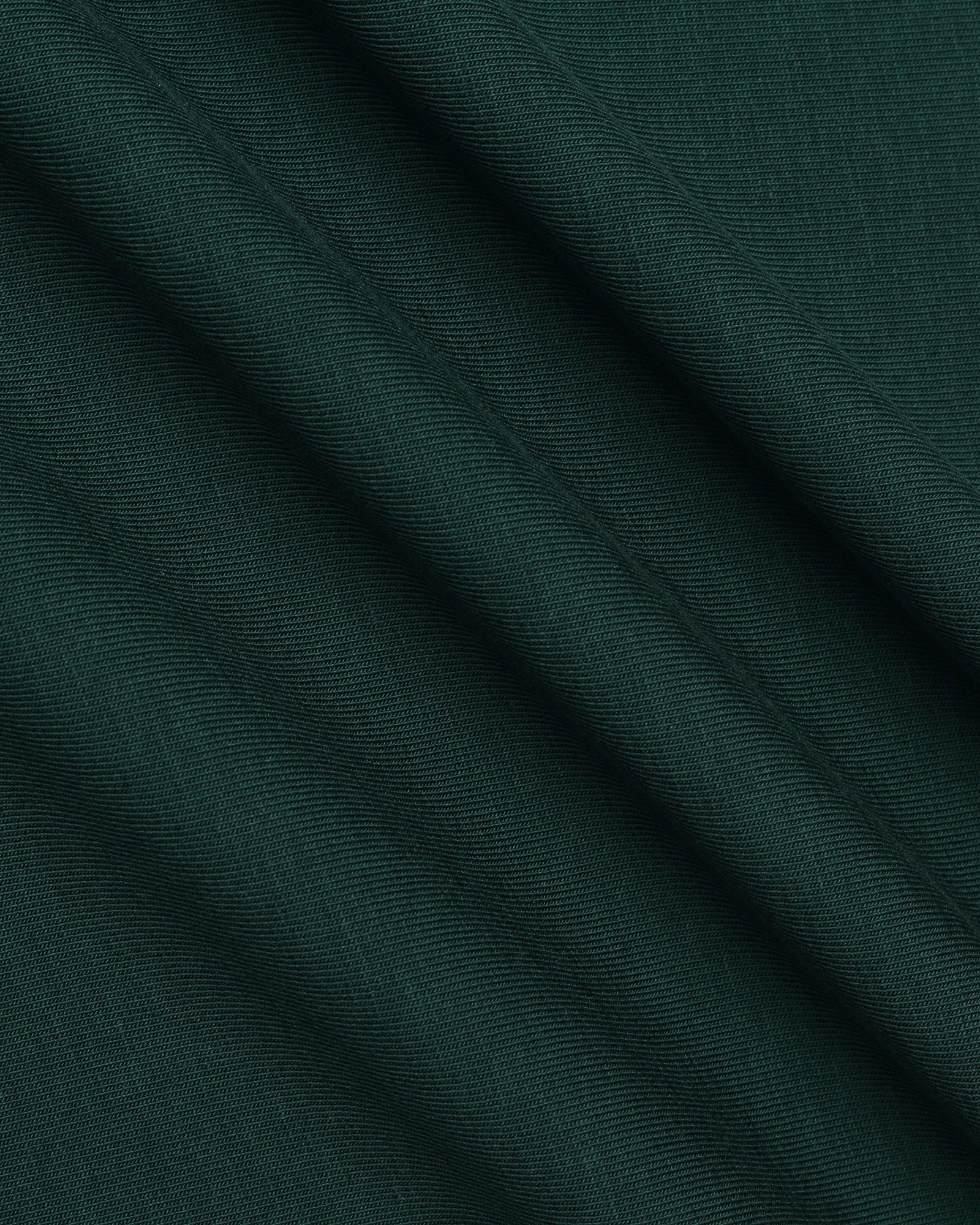 Forest Green Crew Neck Printed T-Shirt - Petunia