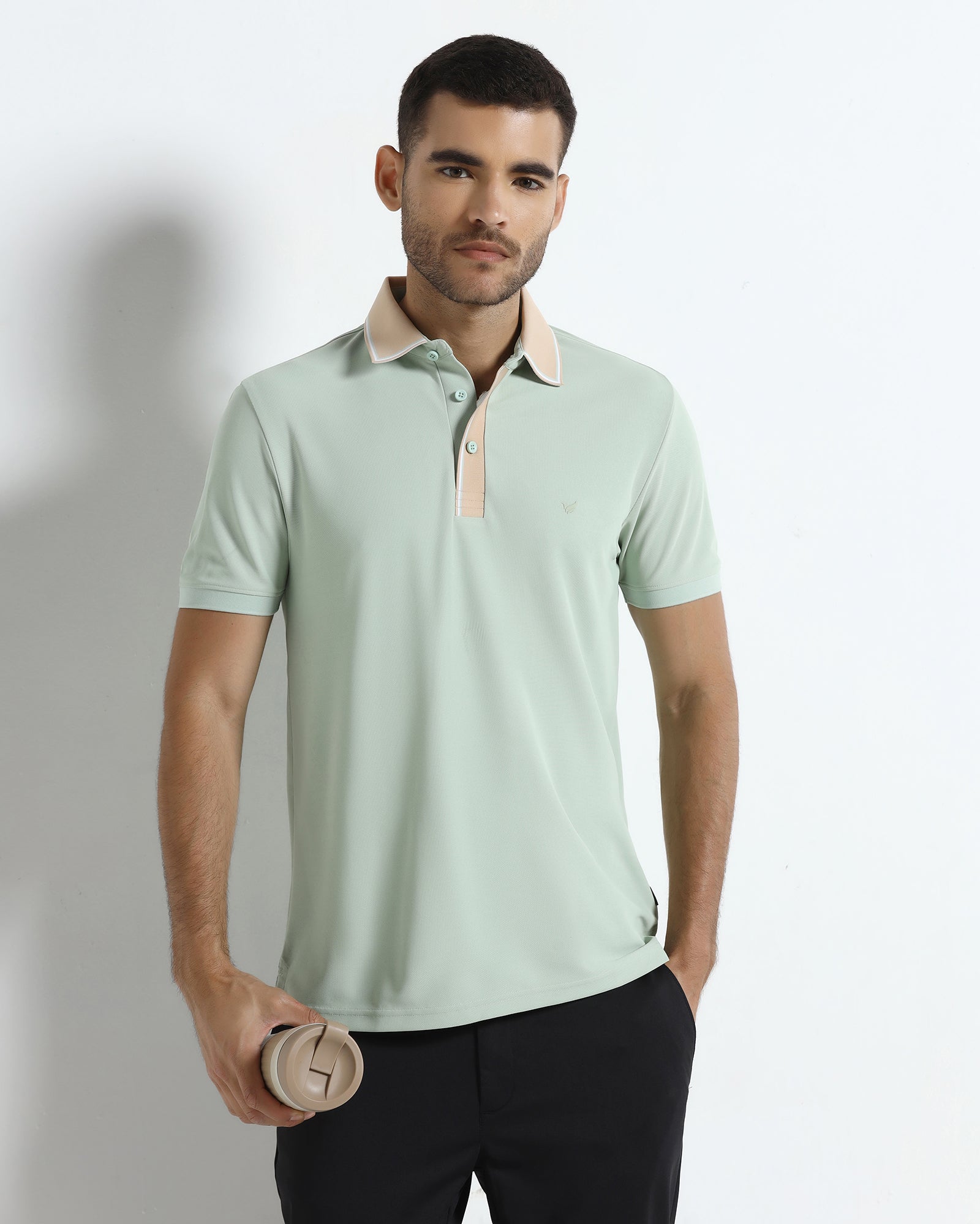 Forest Green TechPro Solid Polo - Ron