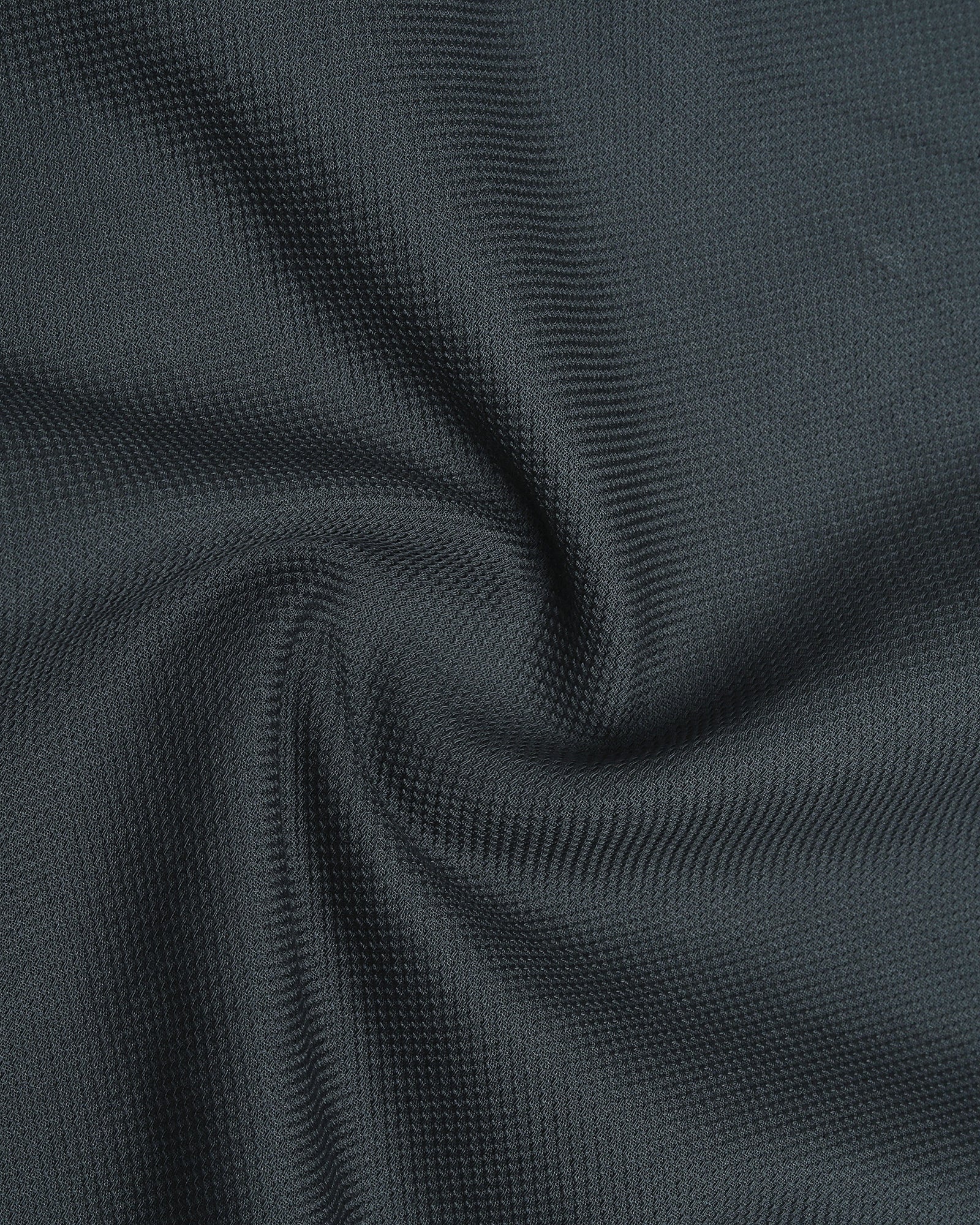 Forest Green Textured Shirt - Caty