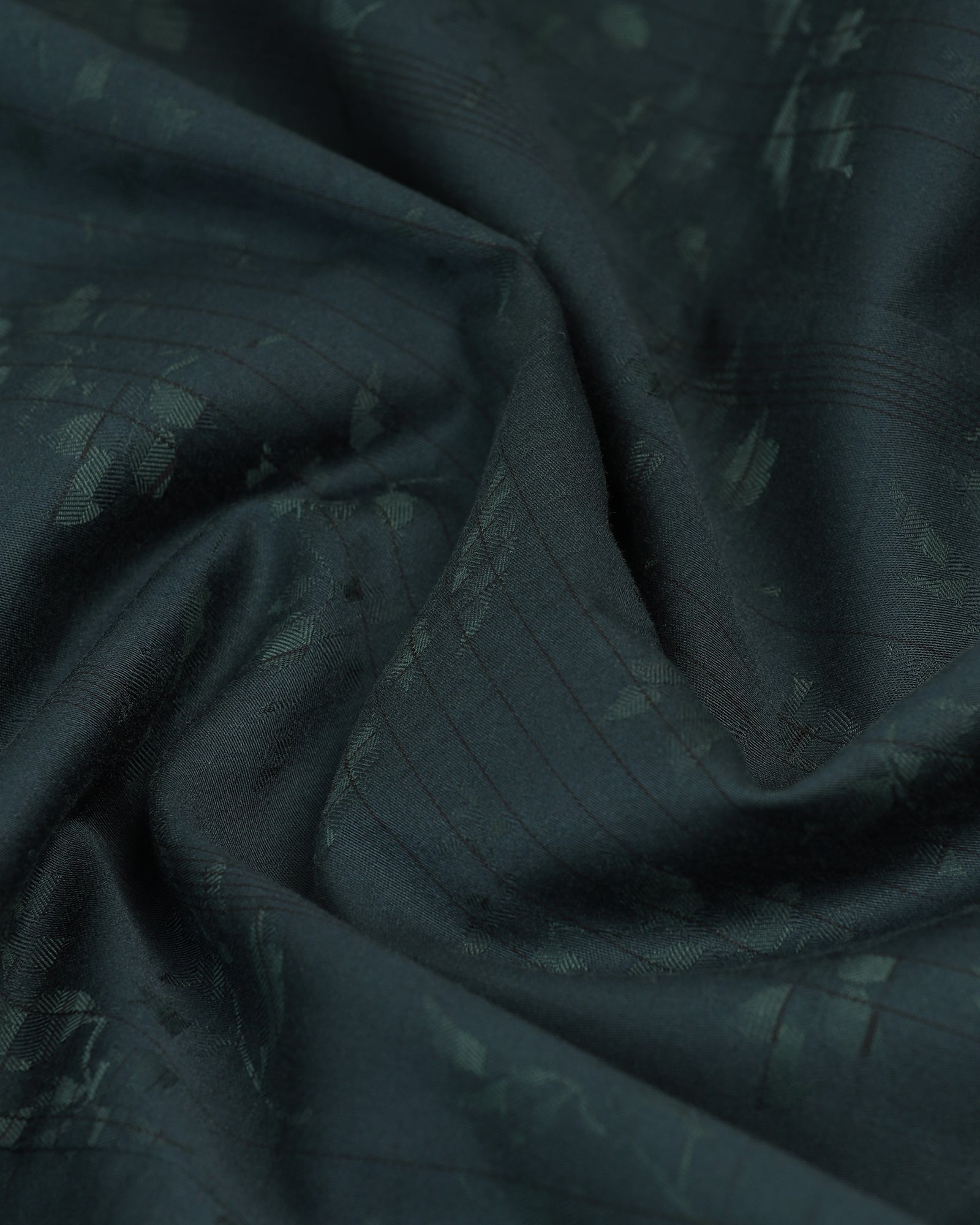 Formal Bottle Green Jacquard Shirt - Switch