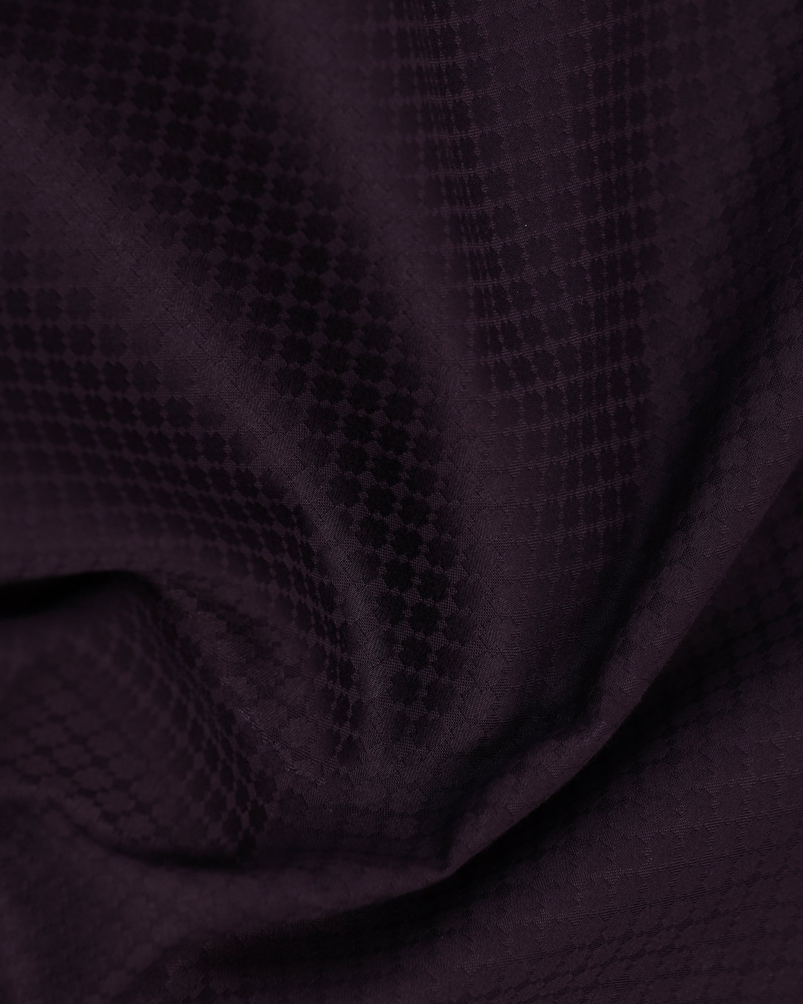 Formal Purple Textured Shirt - Shark