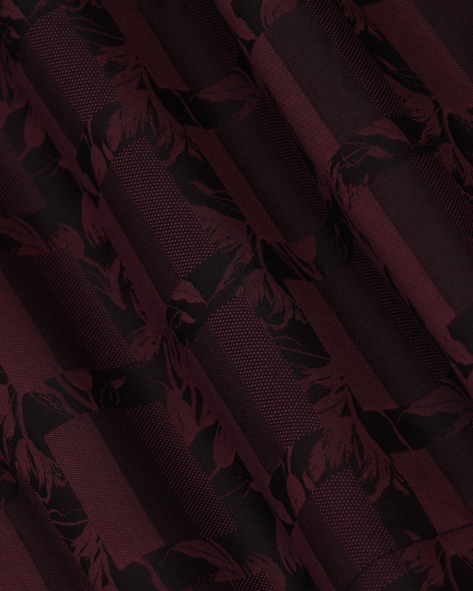 Formal Wine Jacquard Shirt - Latin