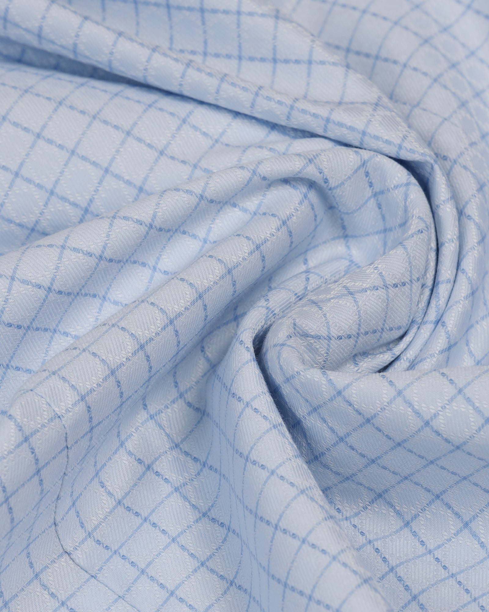 Formal Blue Check Shirt - Cosmic