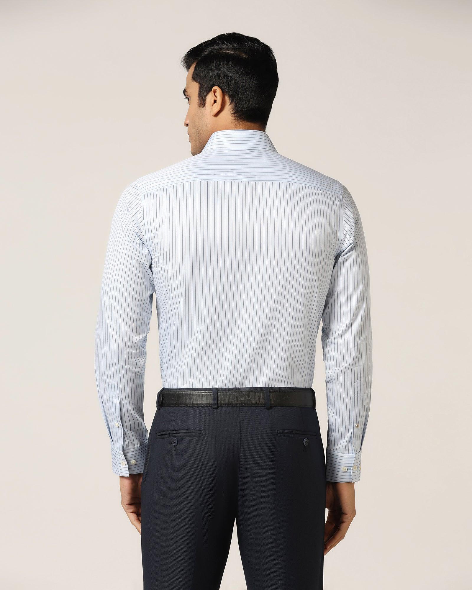 Formal Blue Stripe Shirt - Avian - Blackberrys