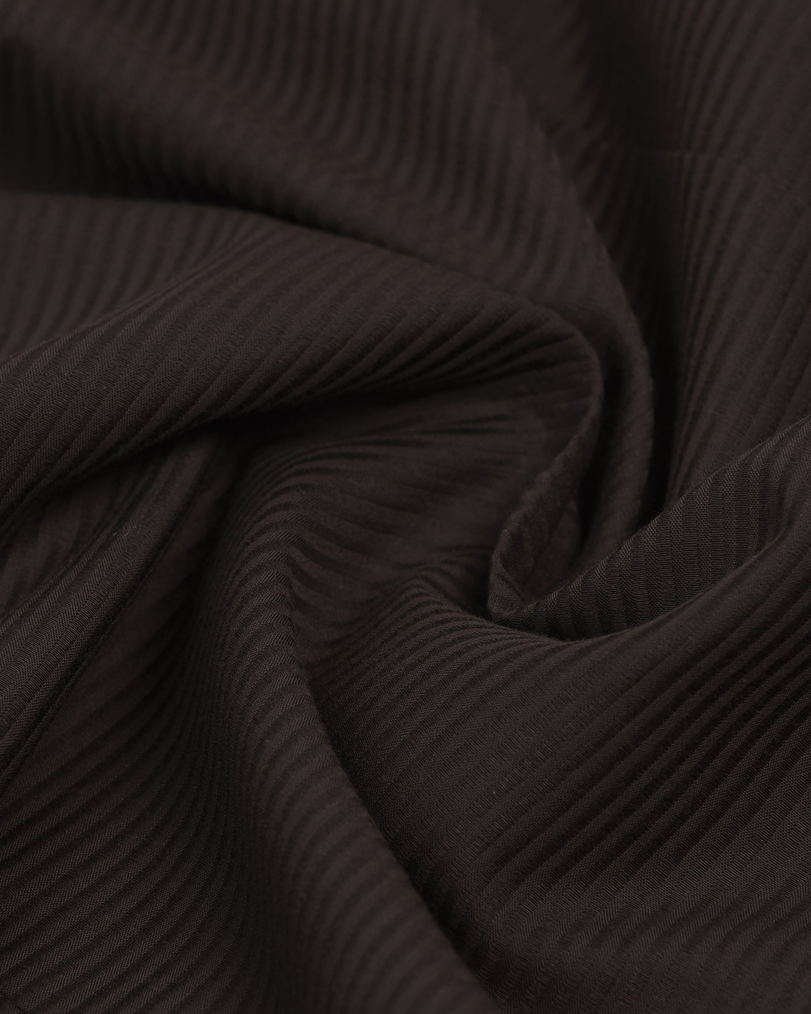 Formal Brown Stripe Shirt - Merlot