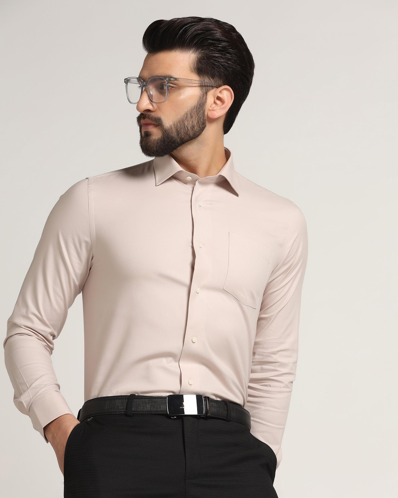Formal Clay Solid Shirt - Otto - Blackberrys