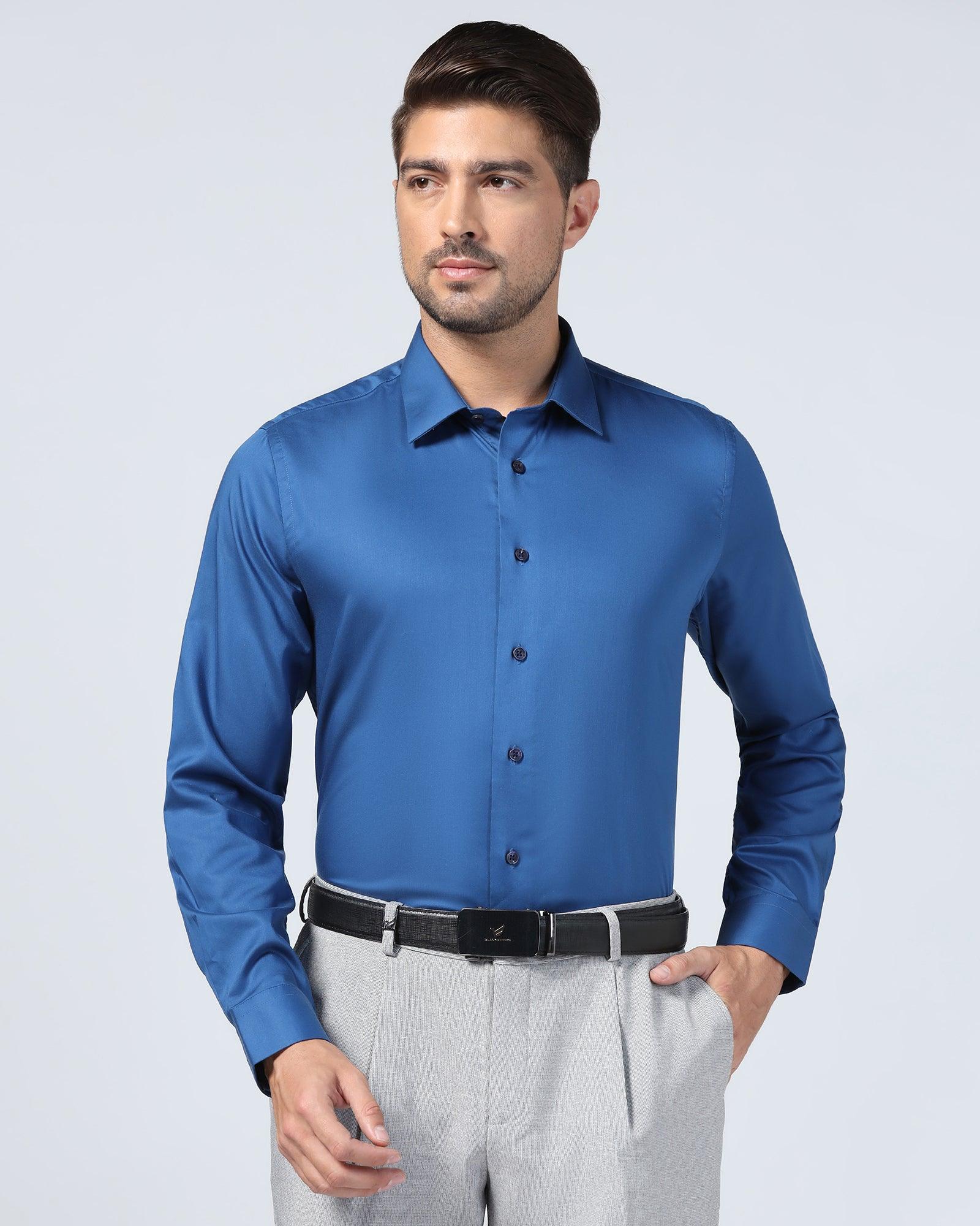 Soft Stand Shirt - Cobalt main image 1