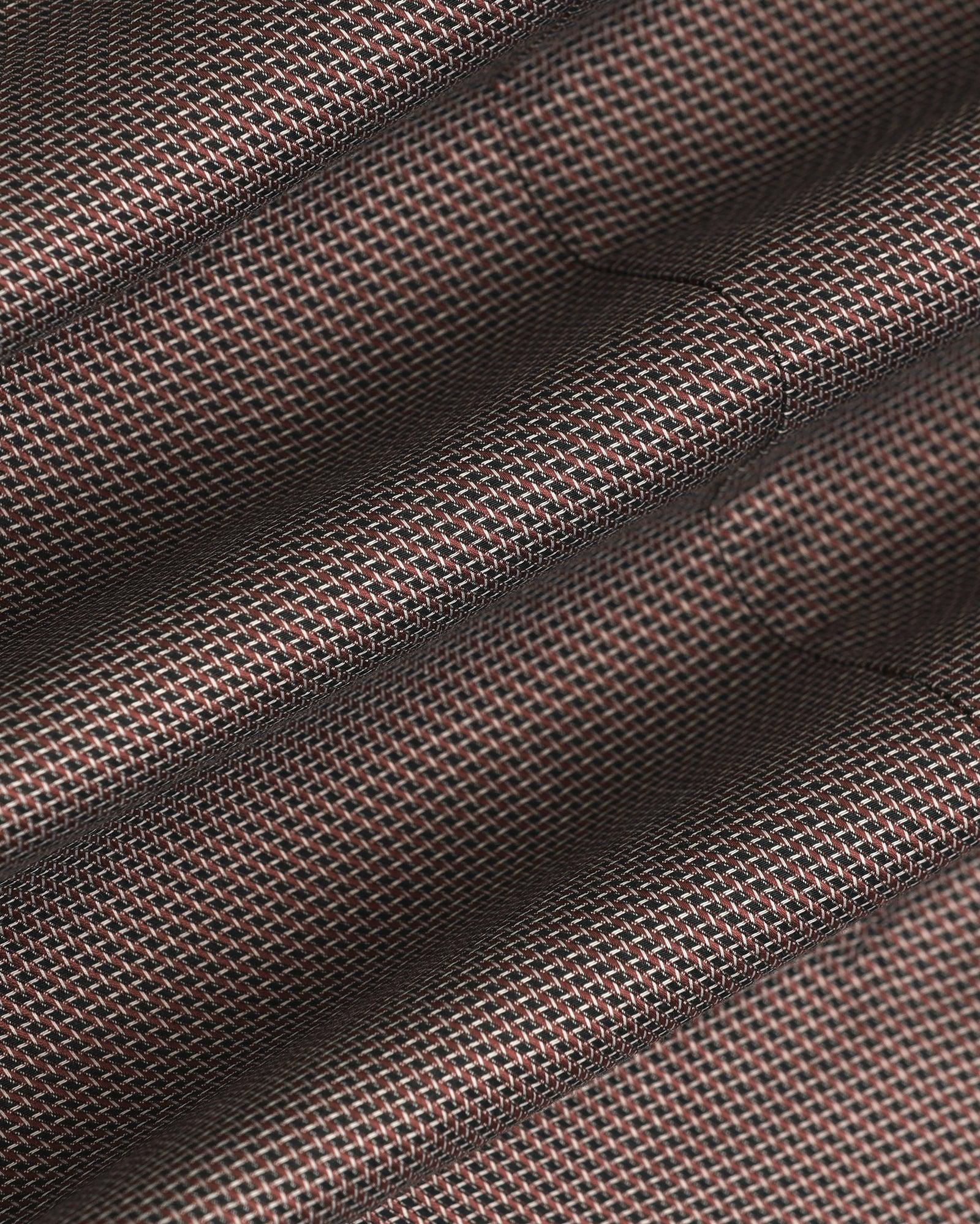 Formal Dusty Pink Textured Shirt - Oyster