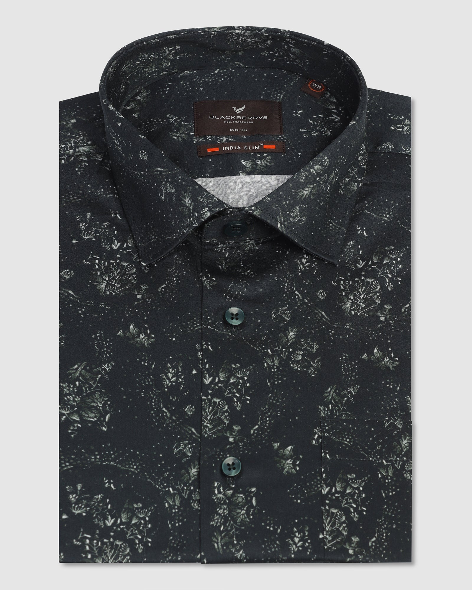 Formal Green Printed Shirt - Tyson