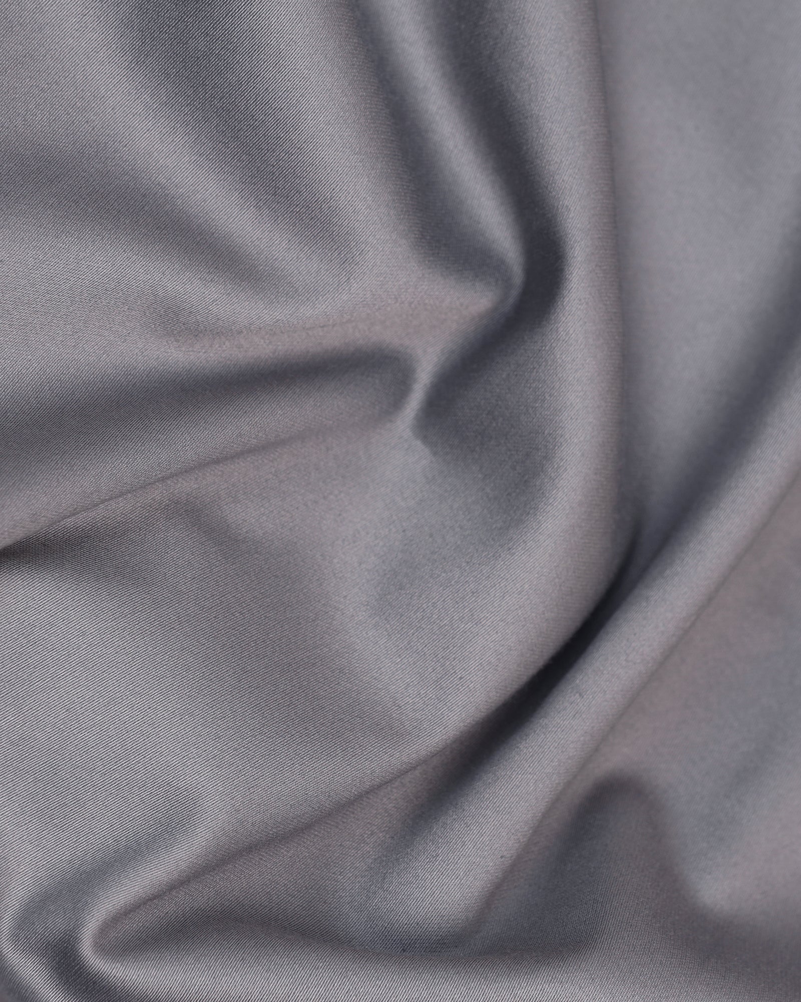 Non Iron Formal Grey Solid Shirt - Georgia