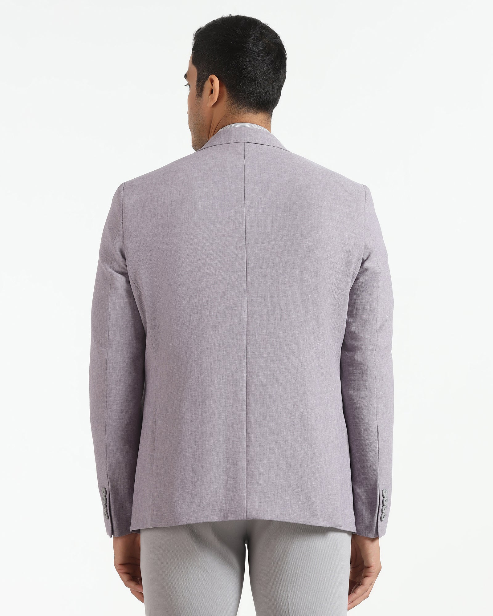 Formal Grey Textured Blazer - Aramis