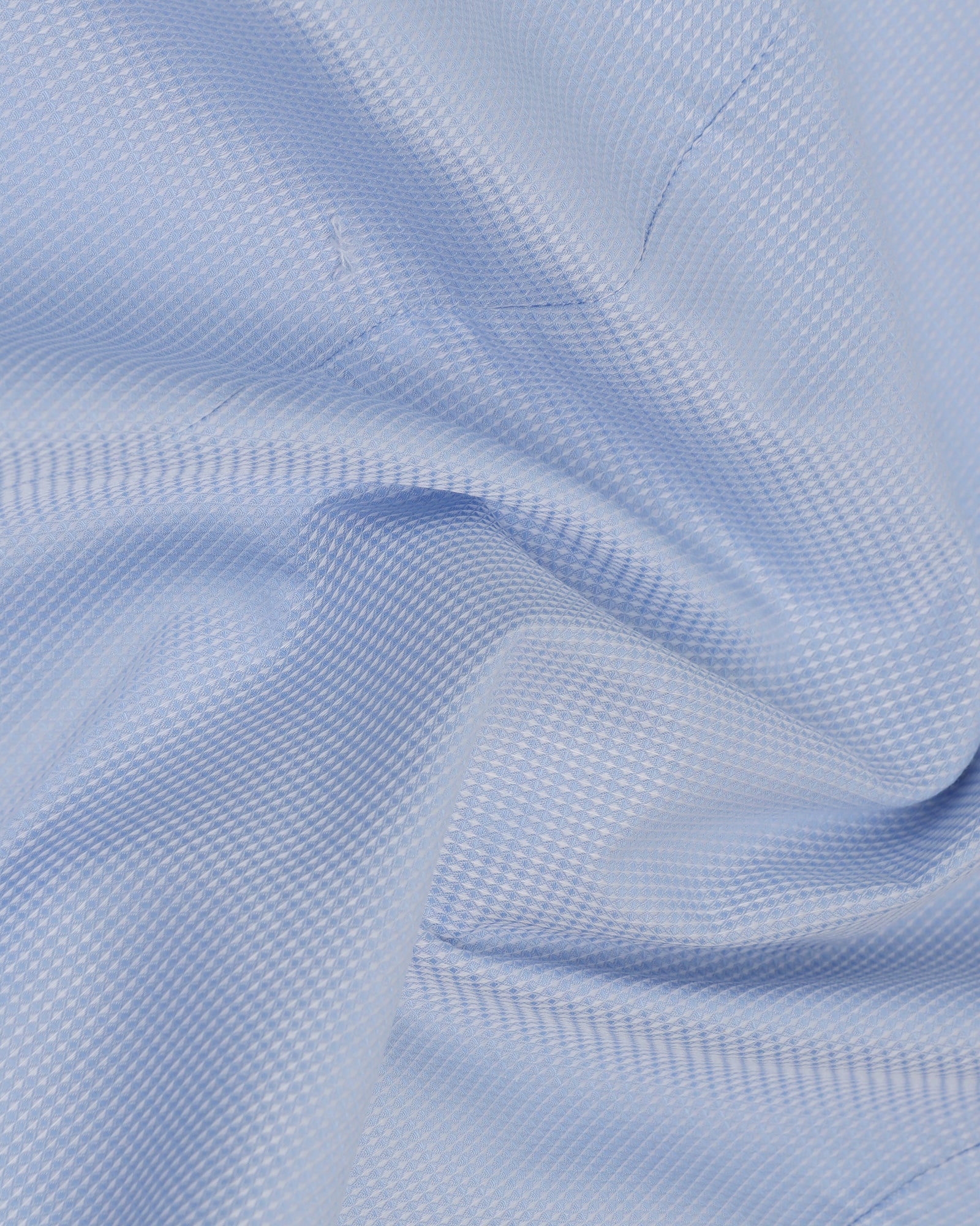 Formal Half Sleeve Blue Textured Shirt - Pace