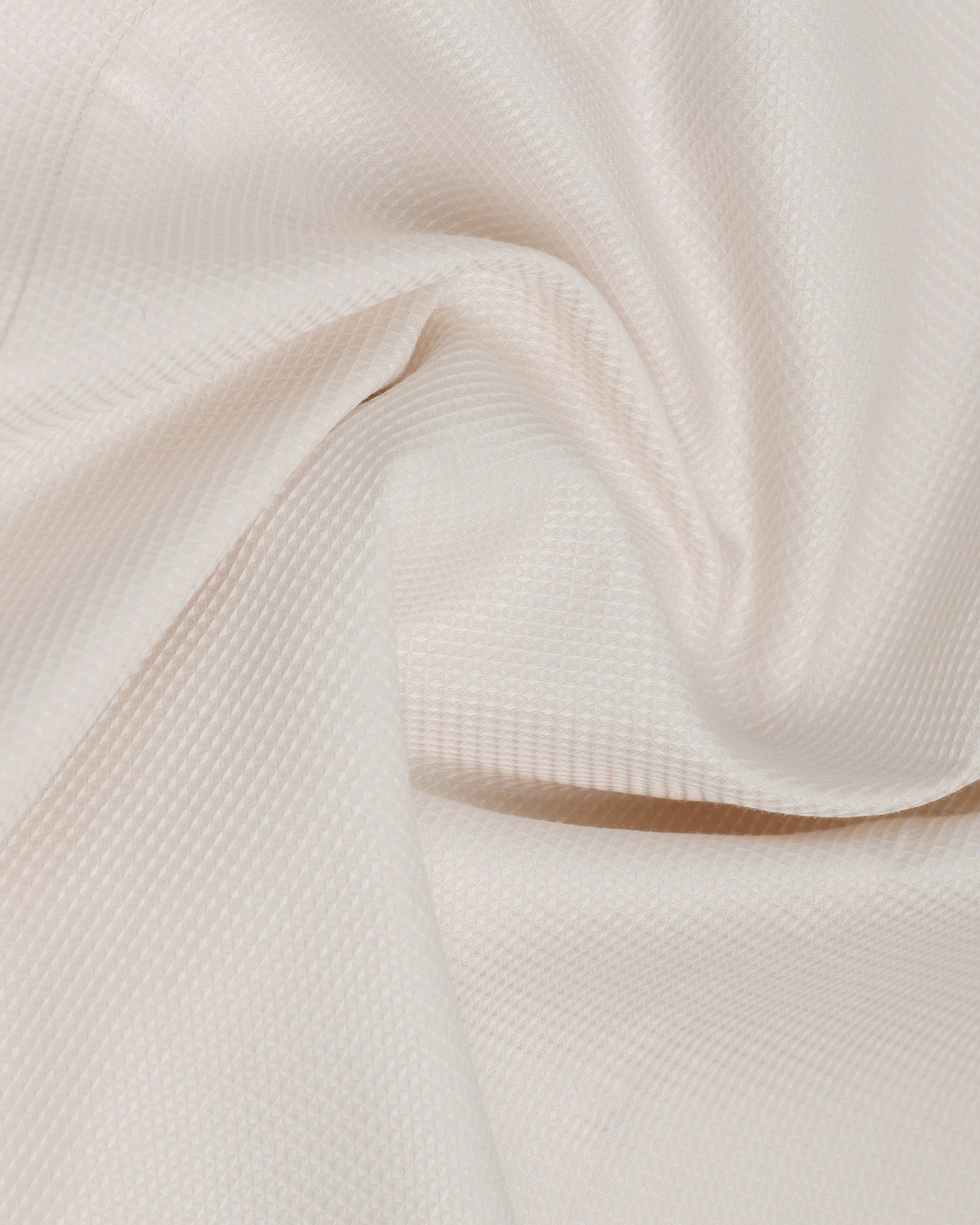 Formal Half Sleeve Yellow Textured Shirt - Pace