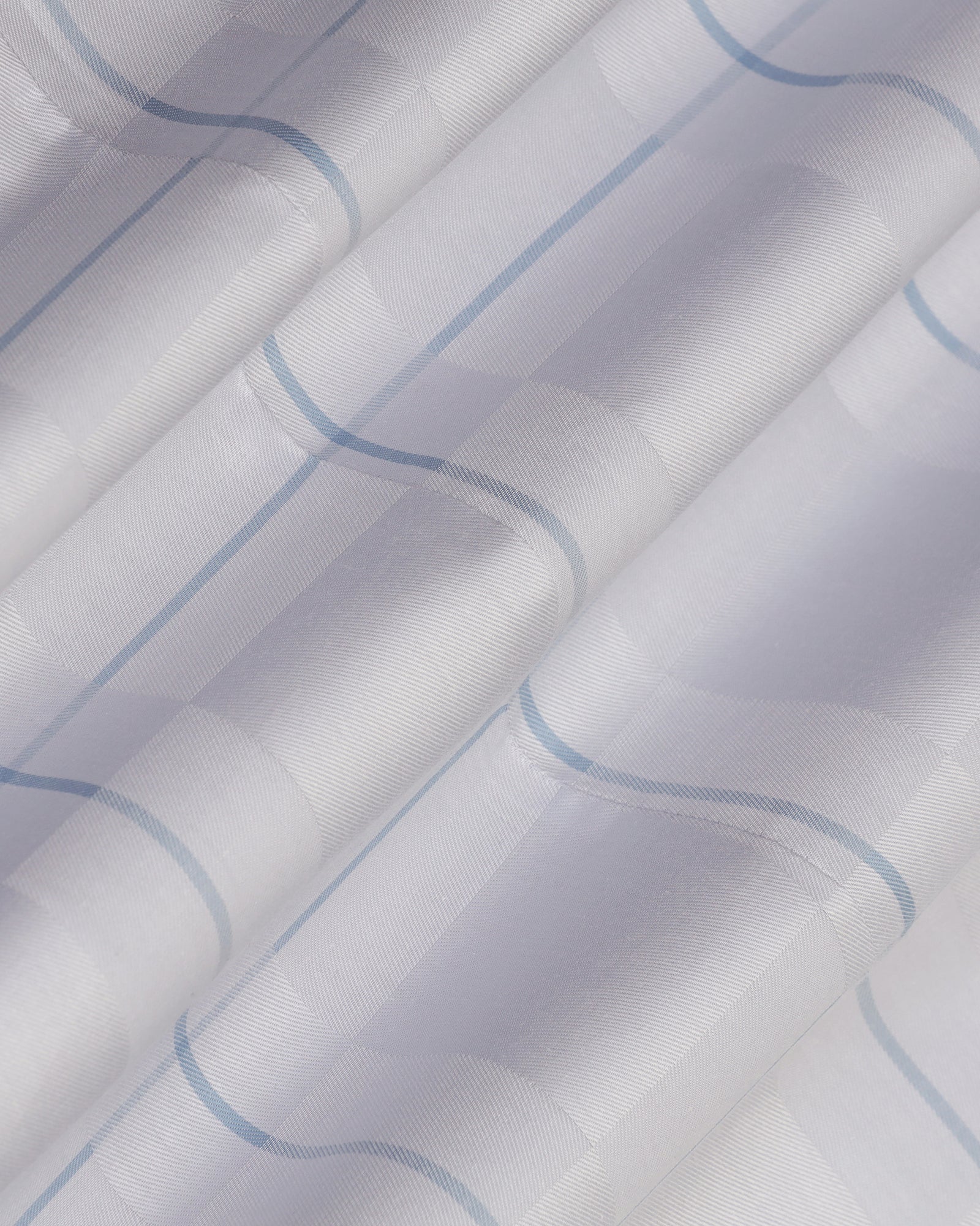 Formal Lavender Check Shirt - Santro