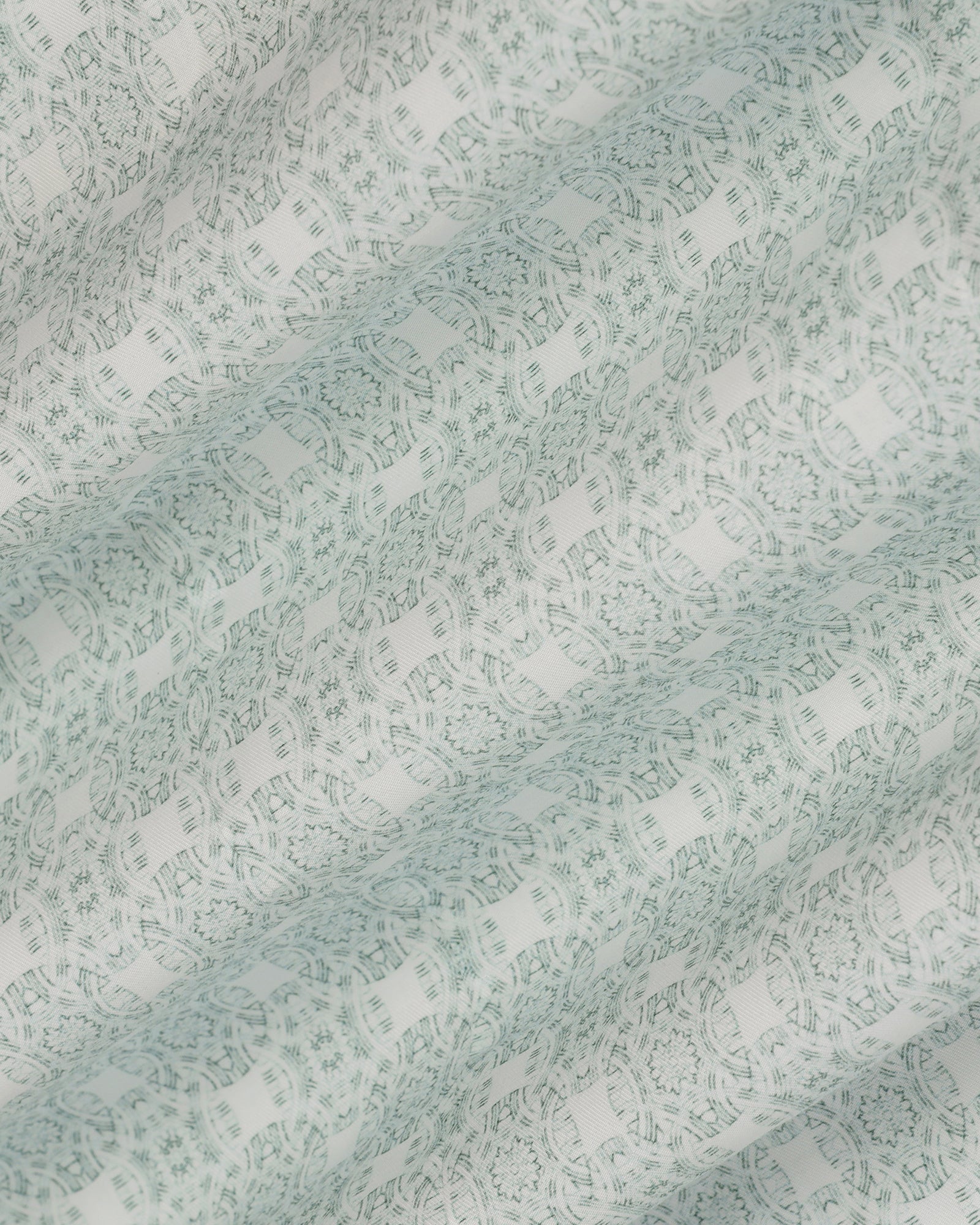 Formal Mint Printed Shirt - Drum