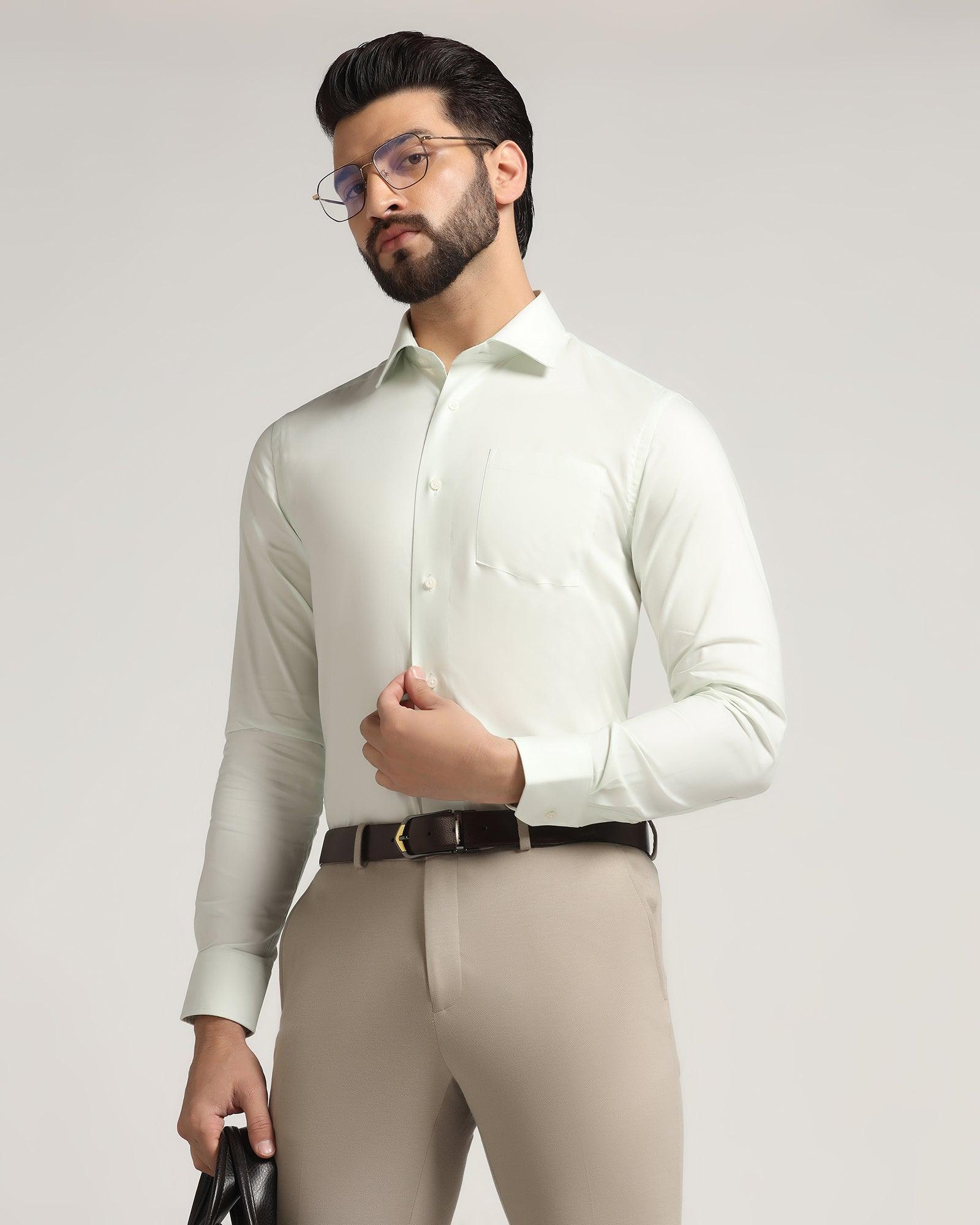 Formal Mint Solid Shirt - Otto - Blackberrys