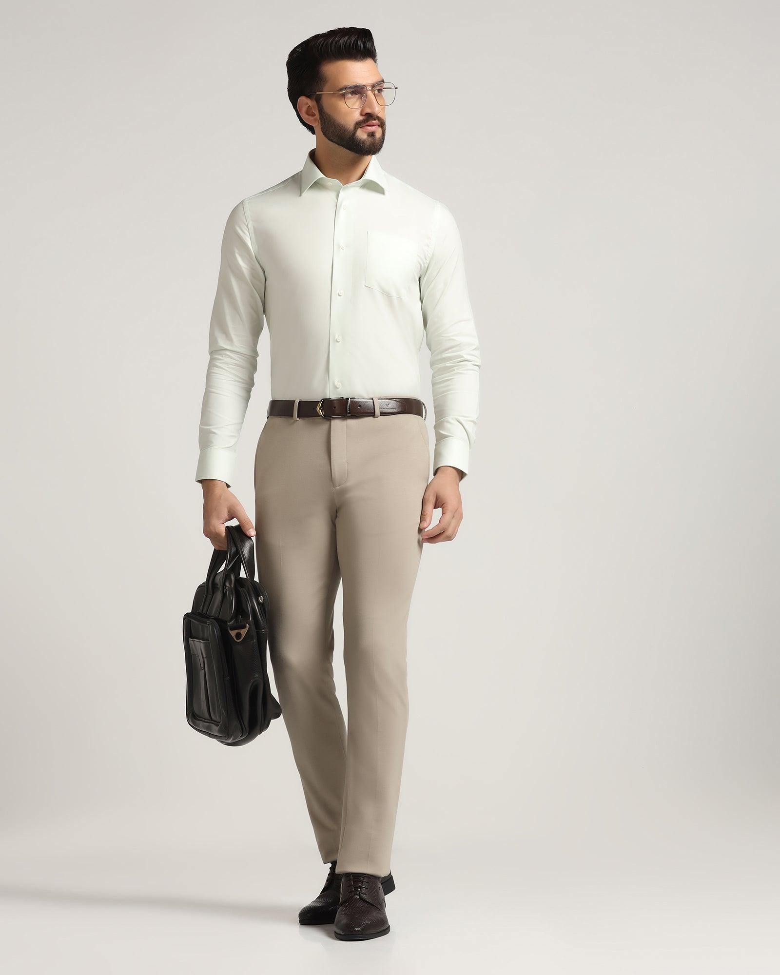 Formal Mint Solid Shirt - Otto - Blackberrys
