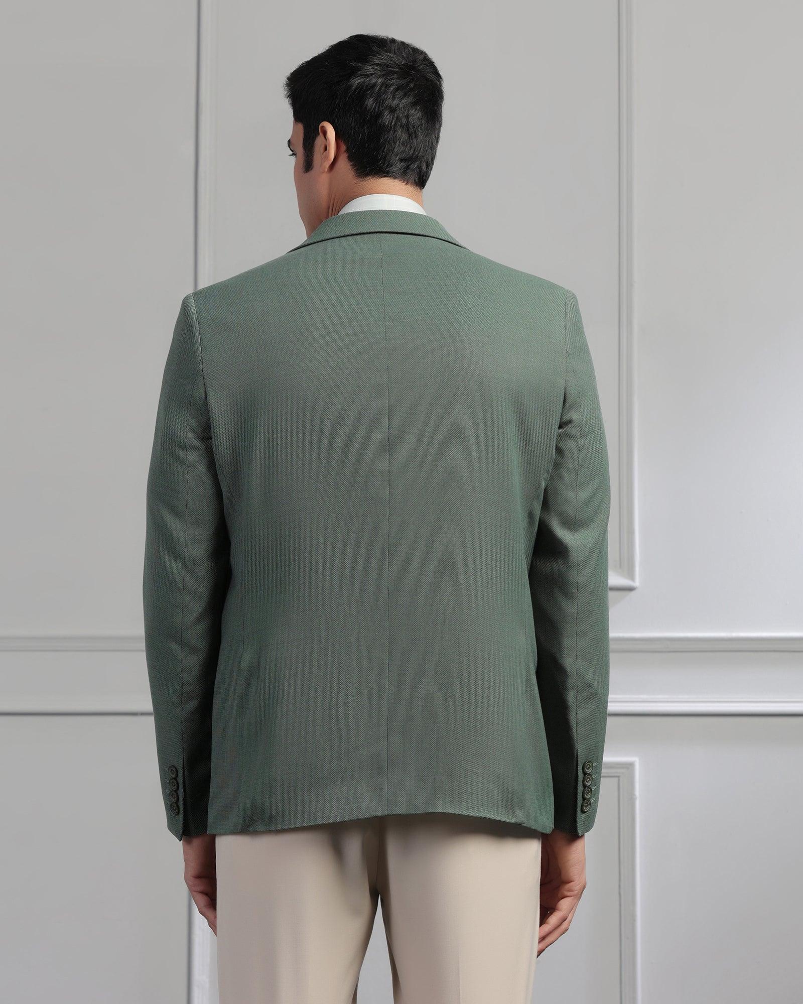 Formal Mint Textured Blazer - Garwin - Blackberrys