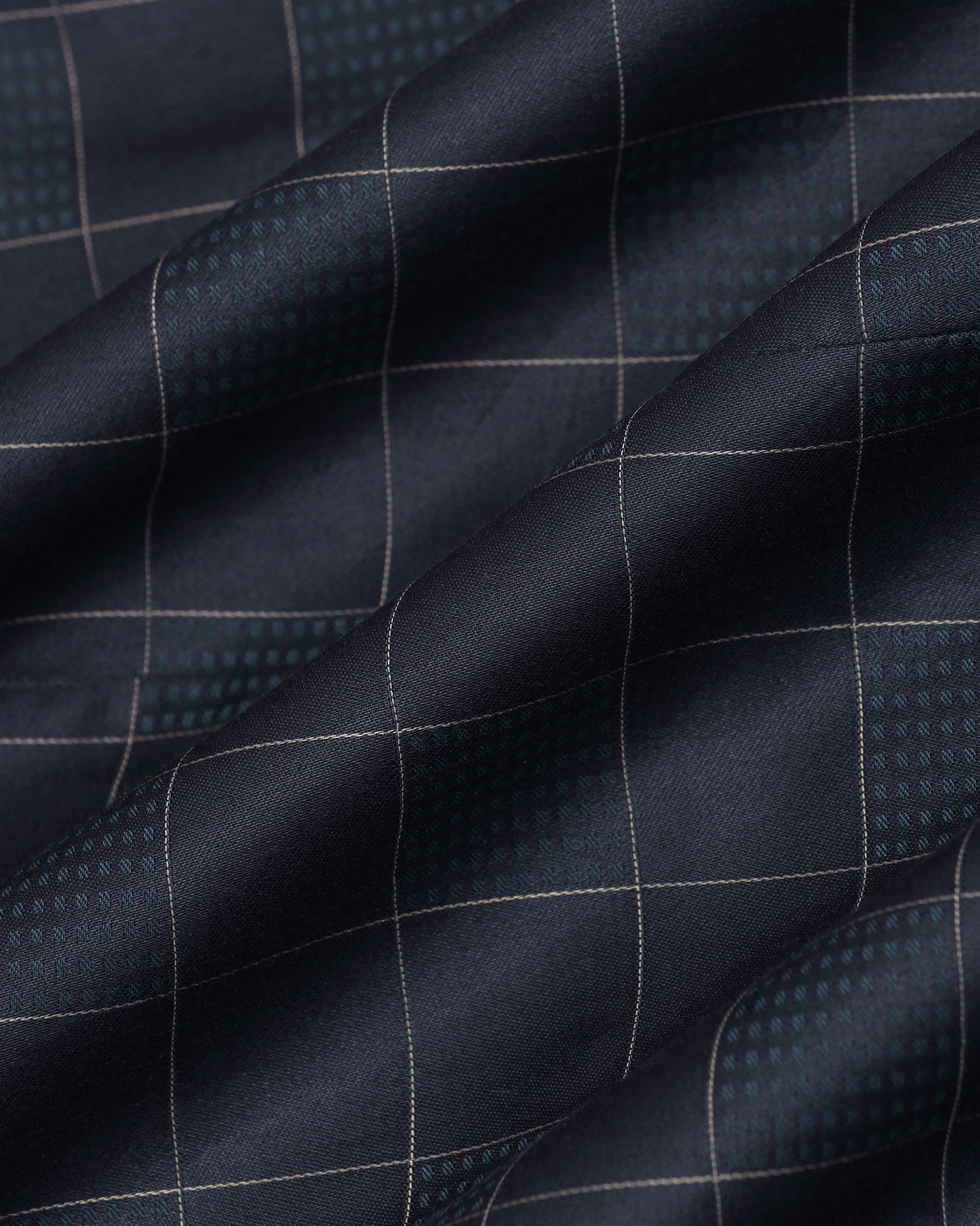 Formal Navy Check Shirt - Julian