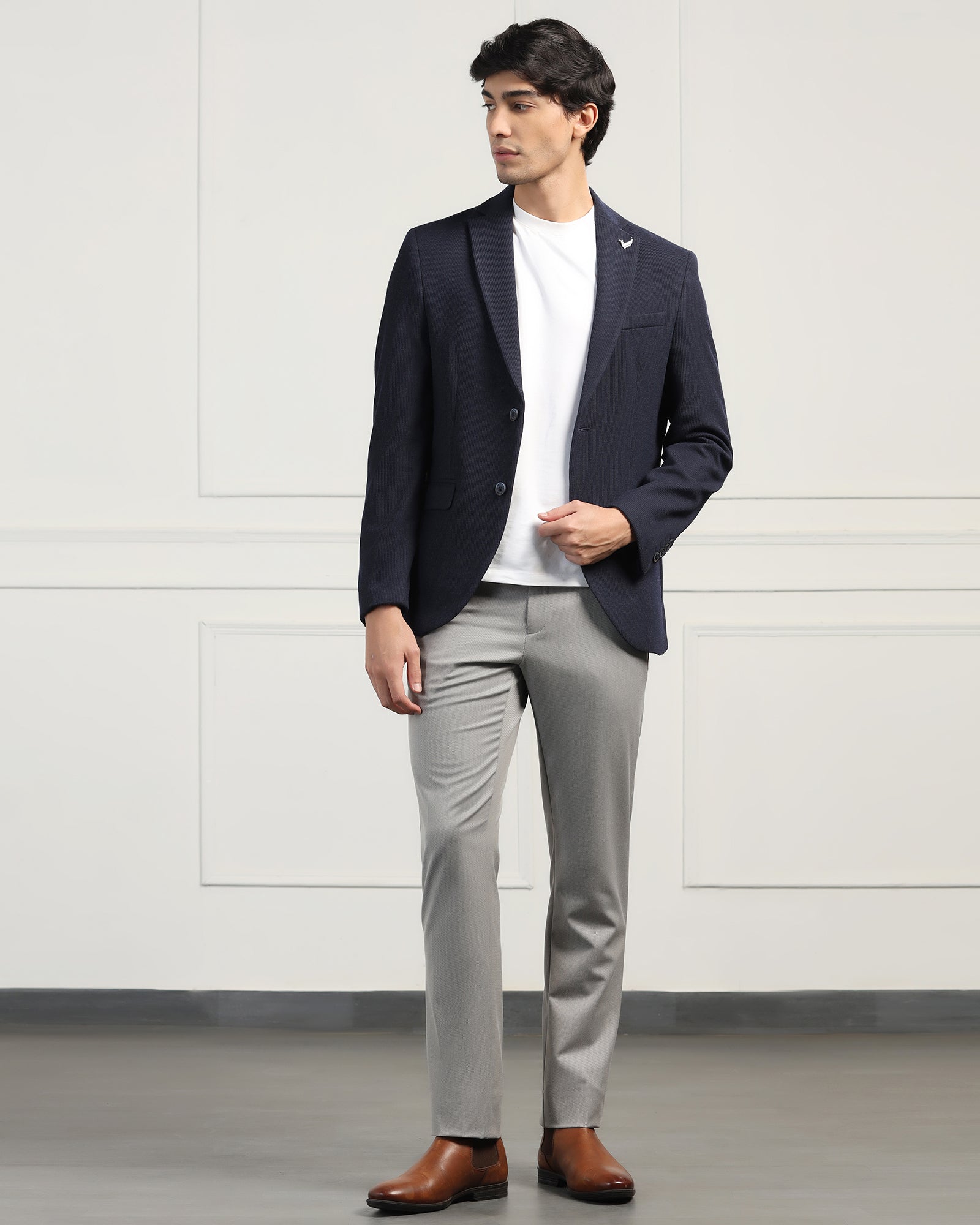 Formal Navy Stripe Blazer - Nios