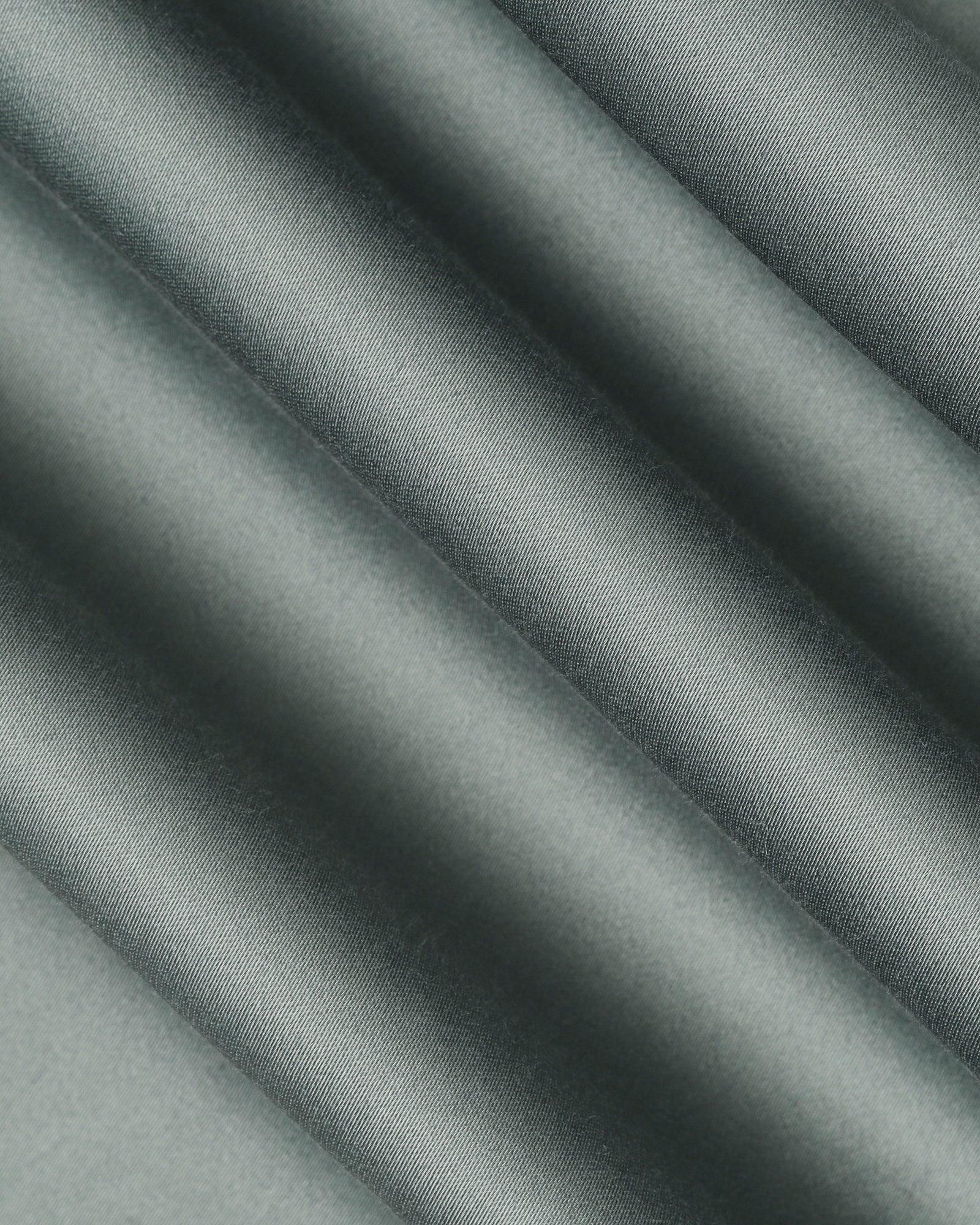 Non Iron Formal Olive Solid Shirt - Rolf