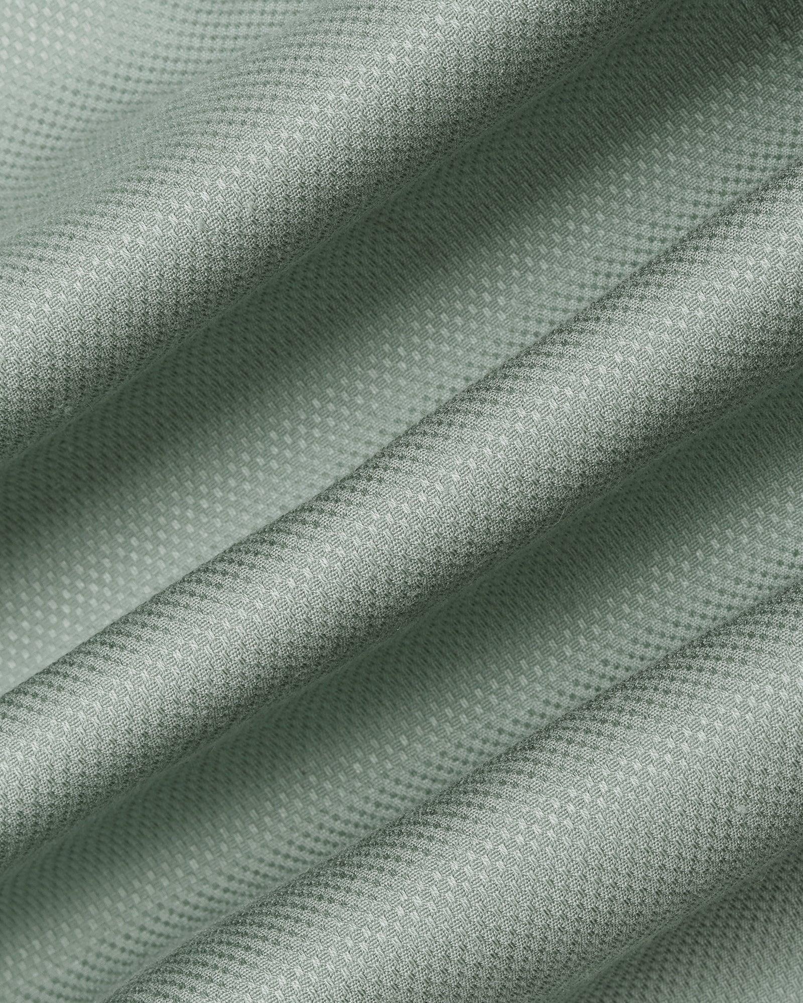 Temp Tech Formal Olive Textured Shirt - Soy