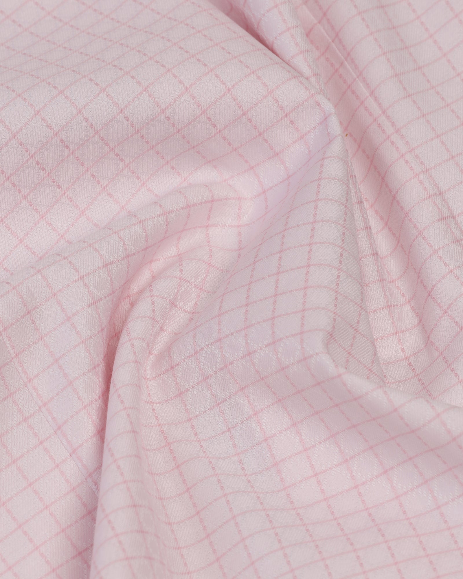 Formal Pink Check Shirt - Cosmic