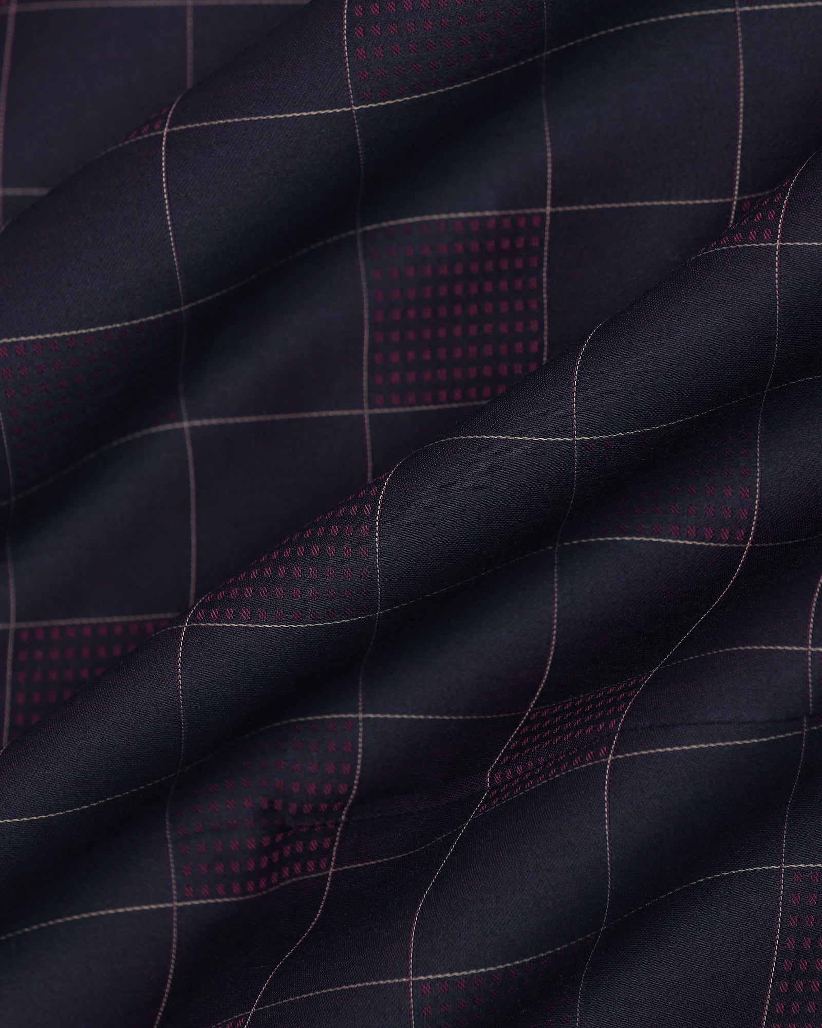 Formal Purple Check Shirt - Julian