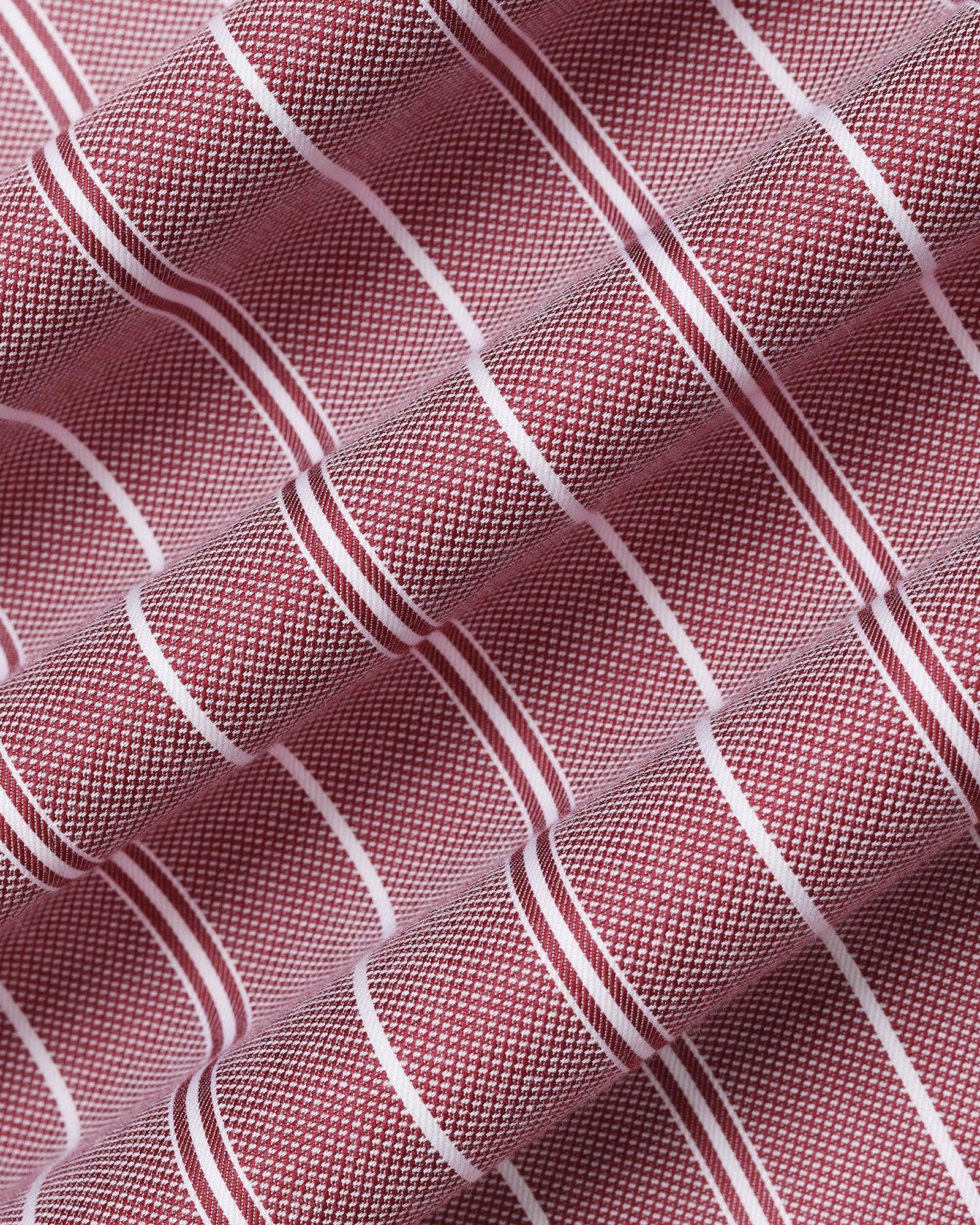 Temp Tech Formal Red Stripe Shirt - Miller