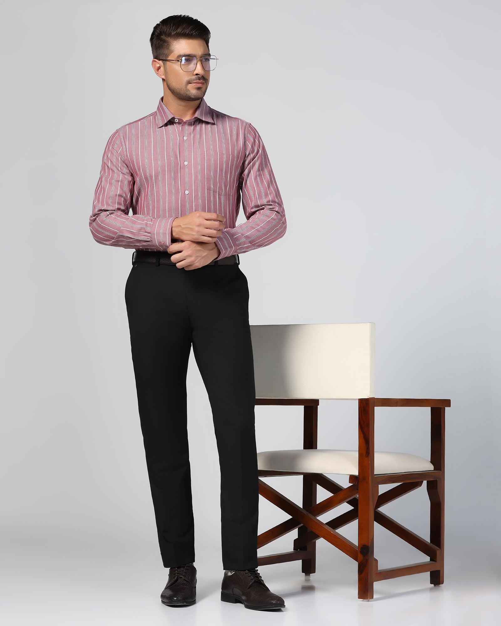 Temp Tech Formal Red Stripe Shirt - Miller