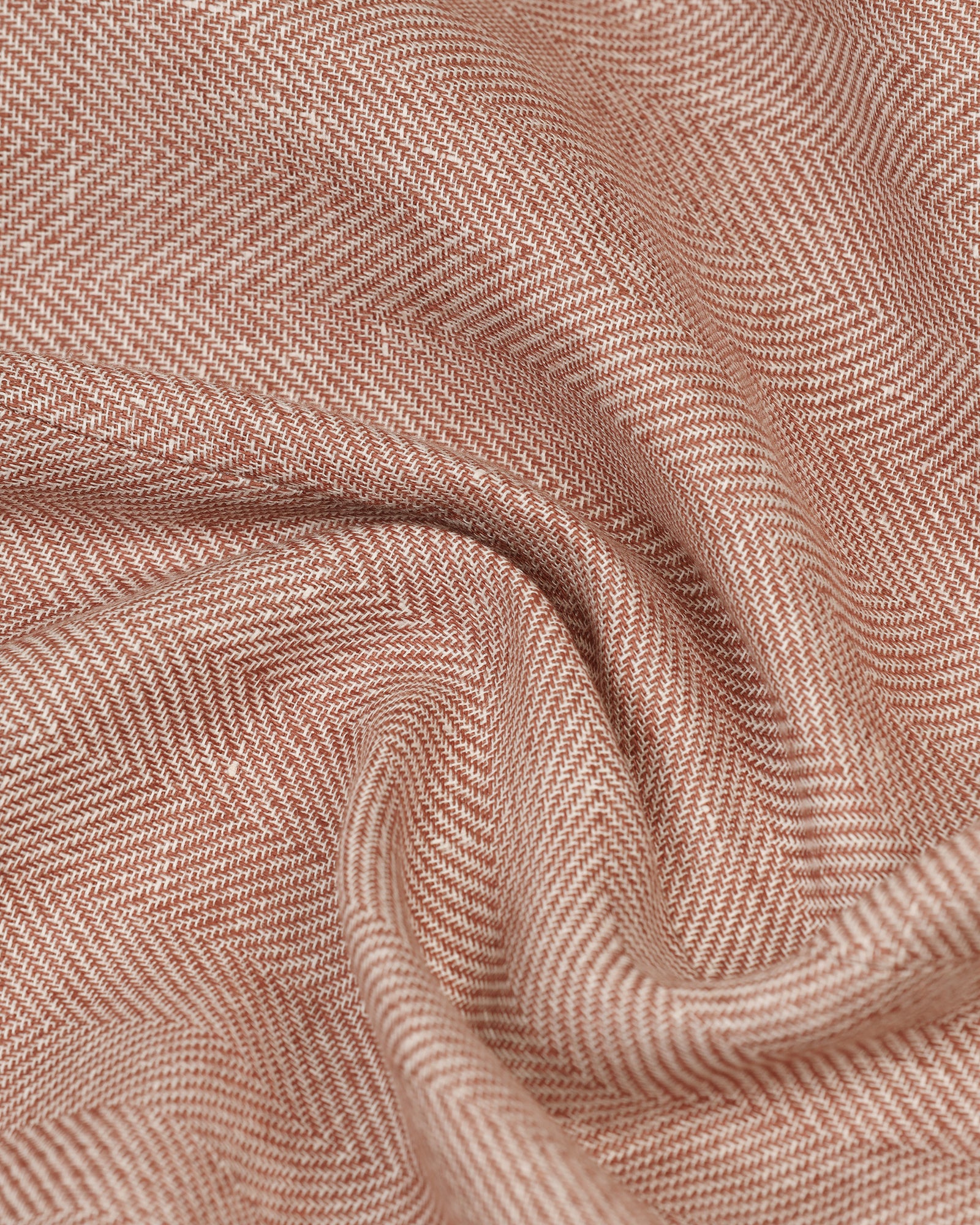 Linen Formal Rust Textured Blazer - Nero