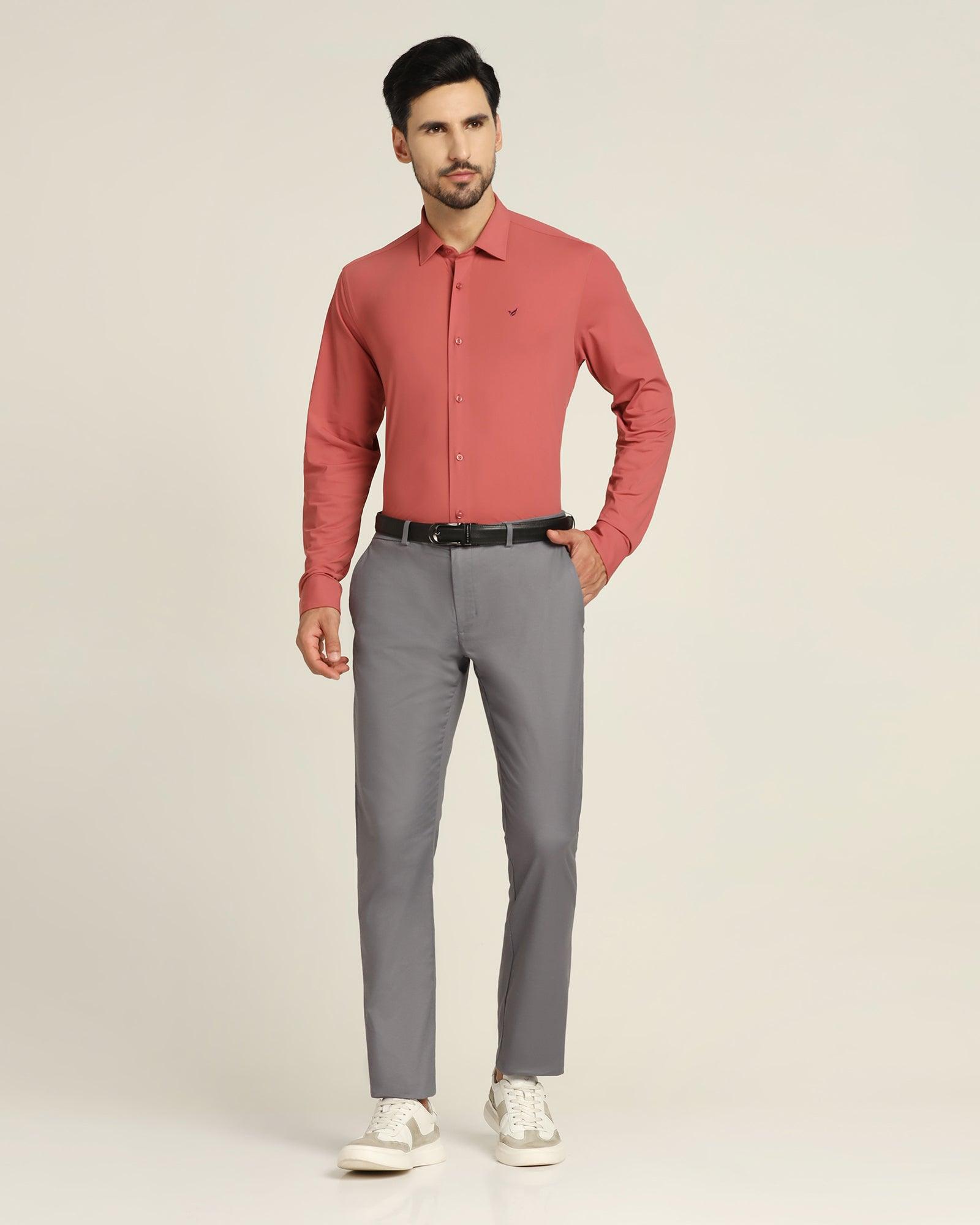 TechPro Formal Shirt In Dusty Pink (Zabka) - Blackberrys