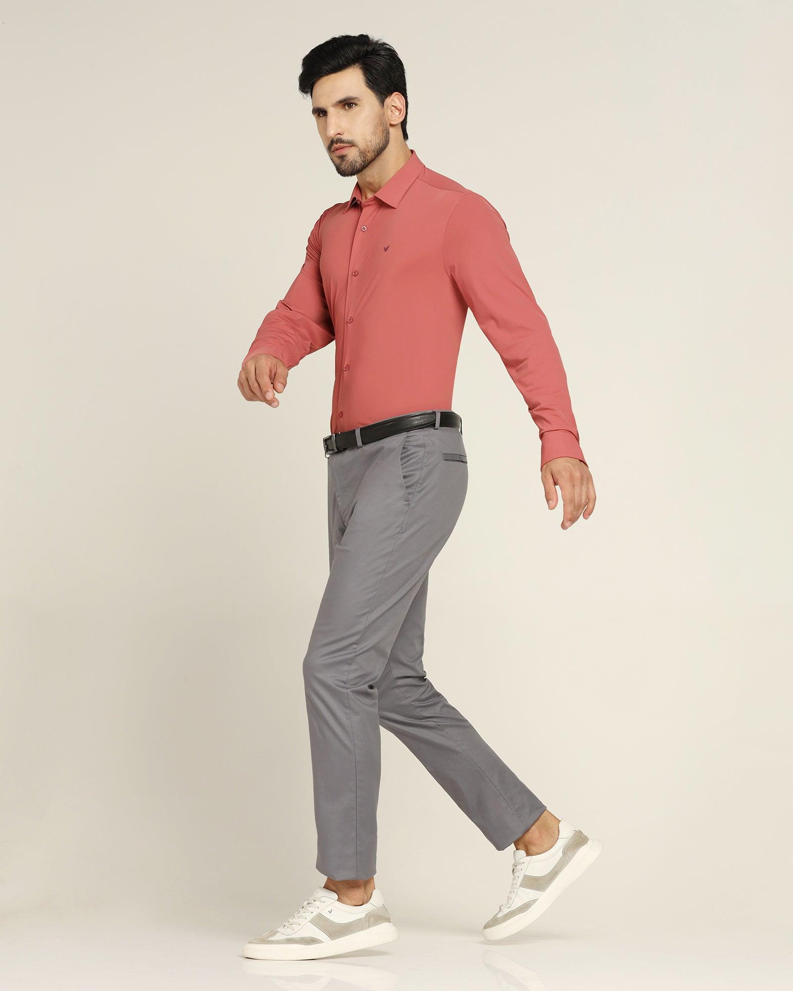 TechPro Formal Shirt In Dusty Pink (Zabka) - Blackberrys